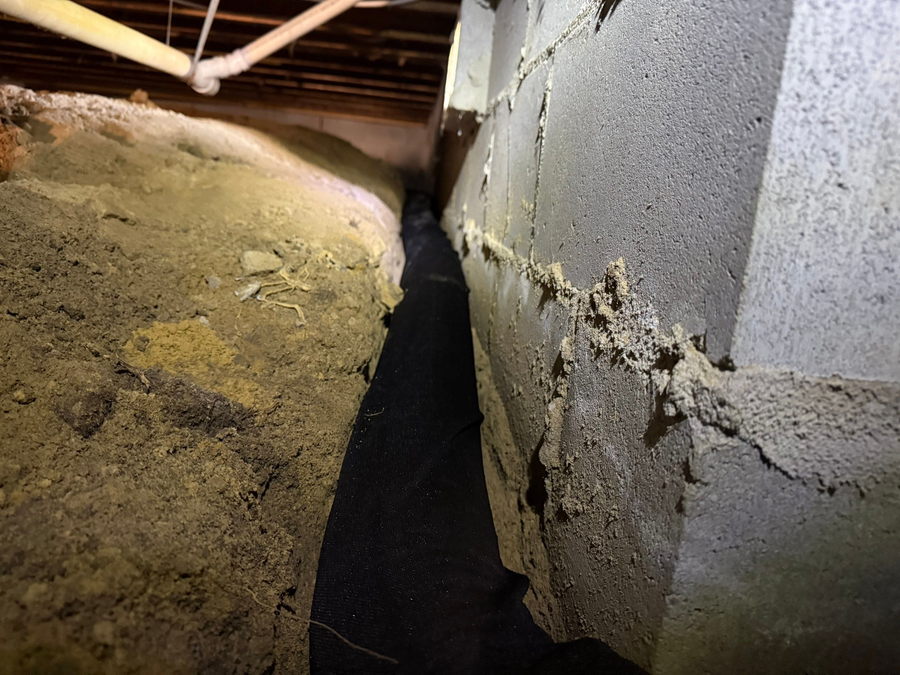 Project in Franklin by Patriot Crawl Space Repairs