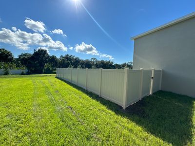 Vinyl Fence Installation using 6Ft White Vinyl Privacy Fence