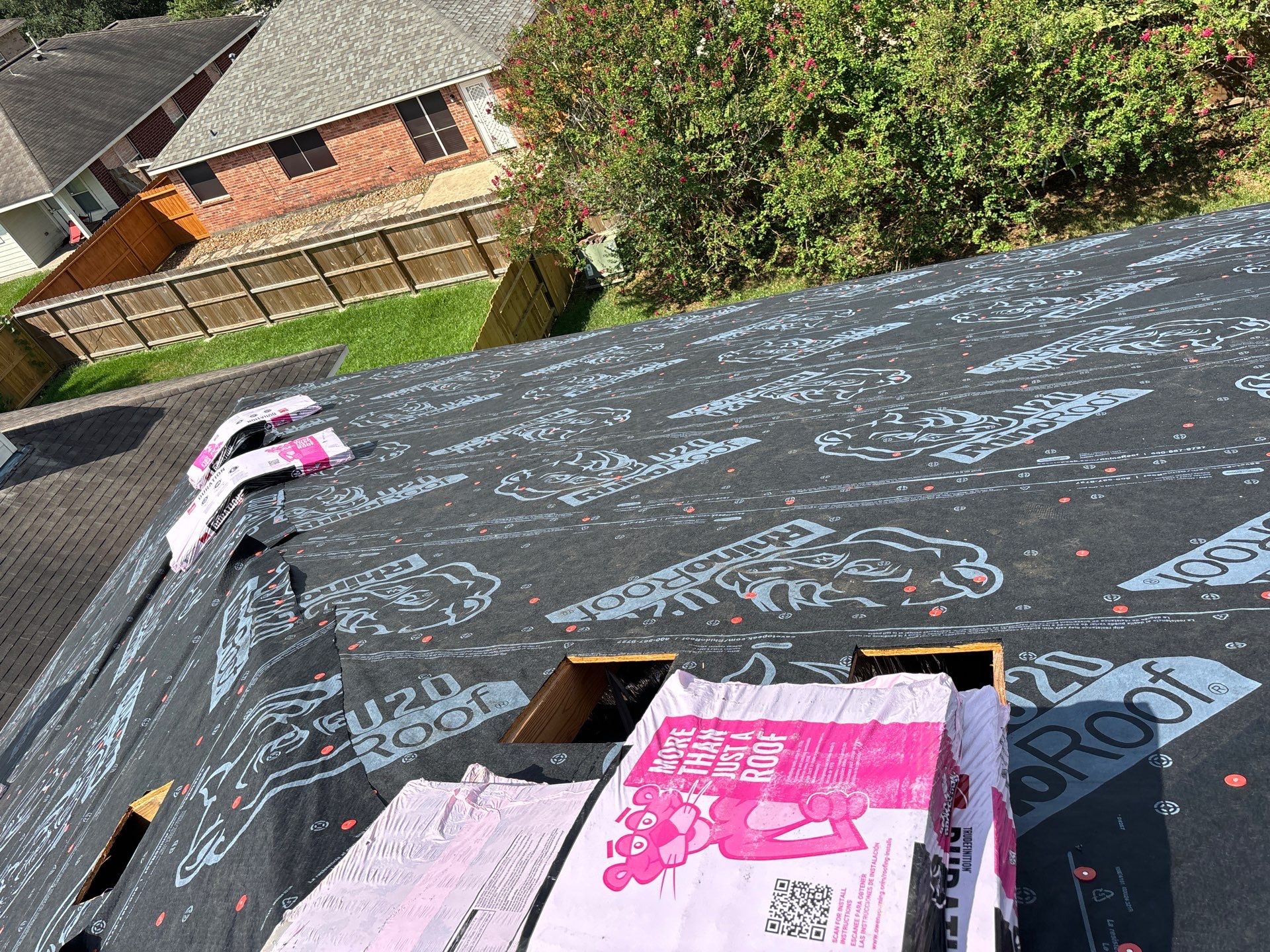 Residential Roofing Installation using Owen's Corning Duration (Lifetime) Shingles by Roof Repair Company