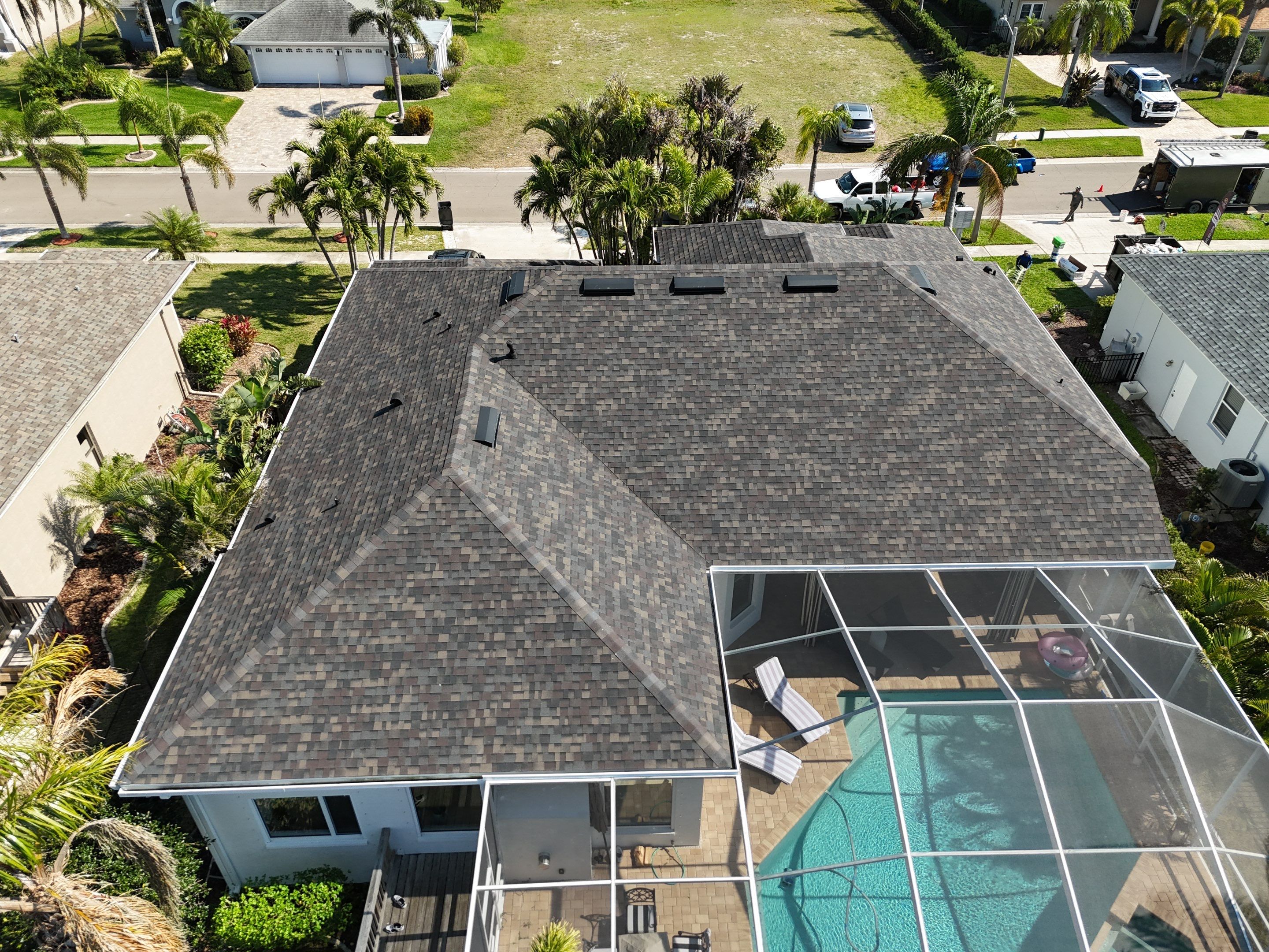 Roof replacement in Apollo Beach, FL. by Steadfast Roofing