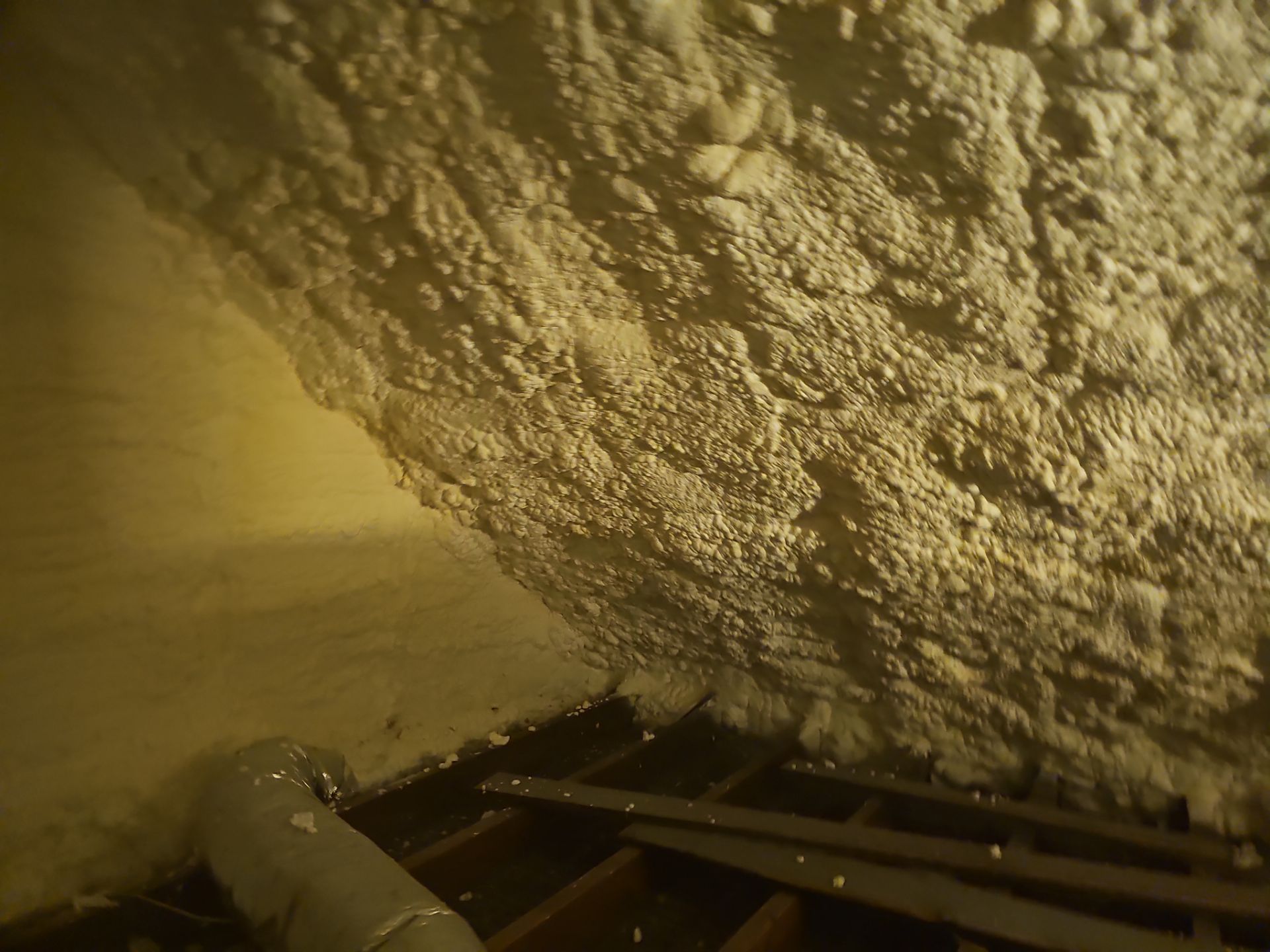 Attic Insulation using Open Cell Spray Foam by NYS Foam & Energy