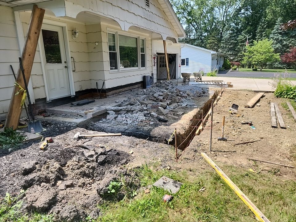 Porch and Concrete by Ivy Lea Construction