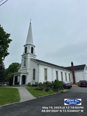 Preserving History: Gutter Cleaning at Mattituck Presbyterian Church