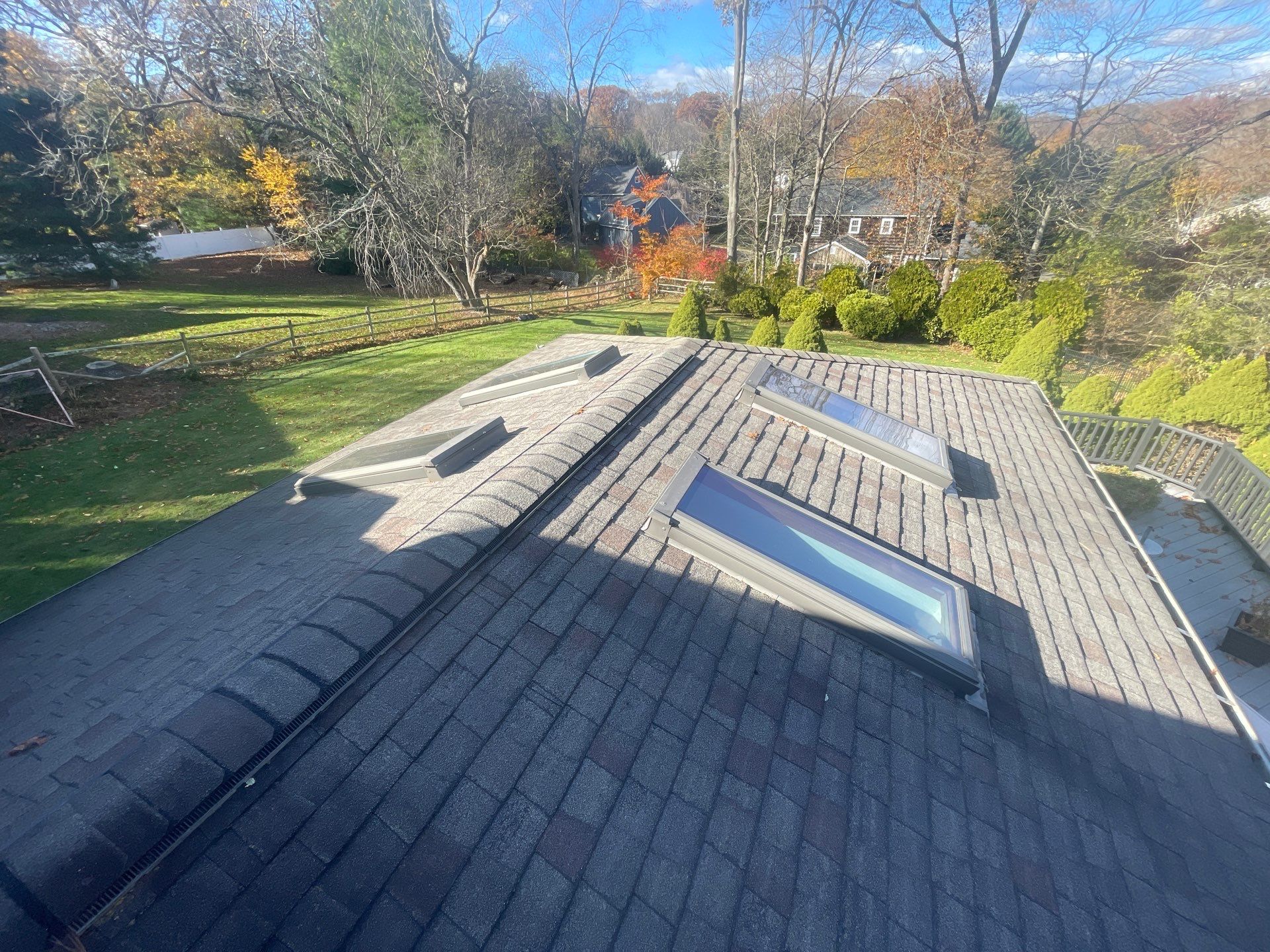 Residential Roofing Installation using Owens Corning TruDefinition Onyx Black by A Plus Exterior