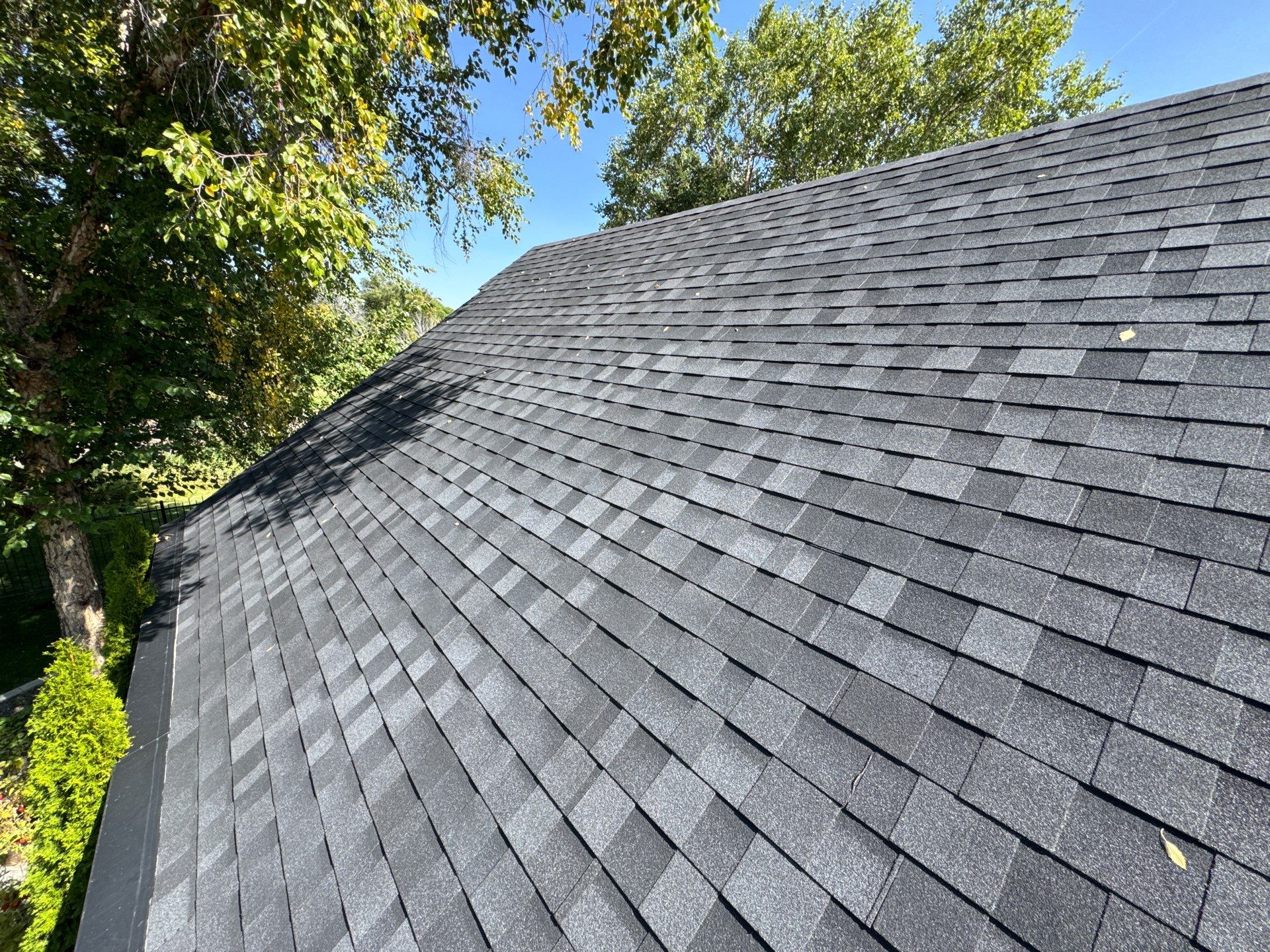 Middleton Residential Roof Replacement with Dark Grey Architectural Shingles by Olive Roofing