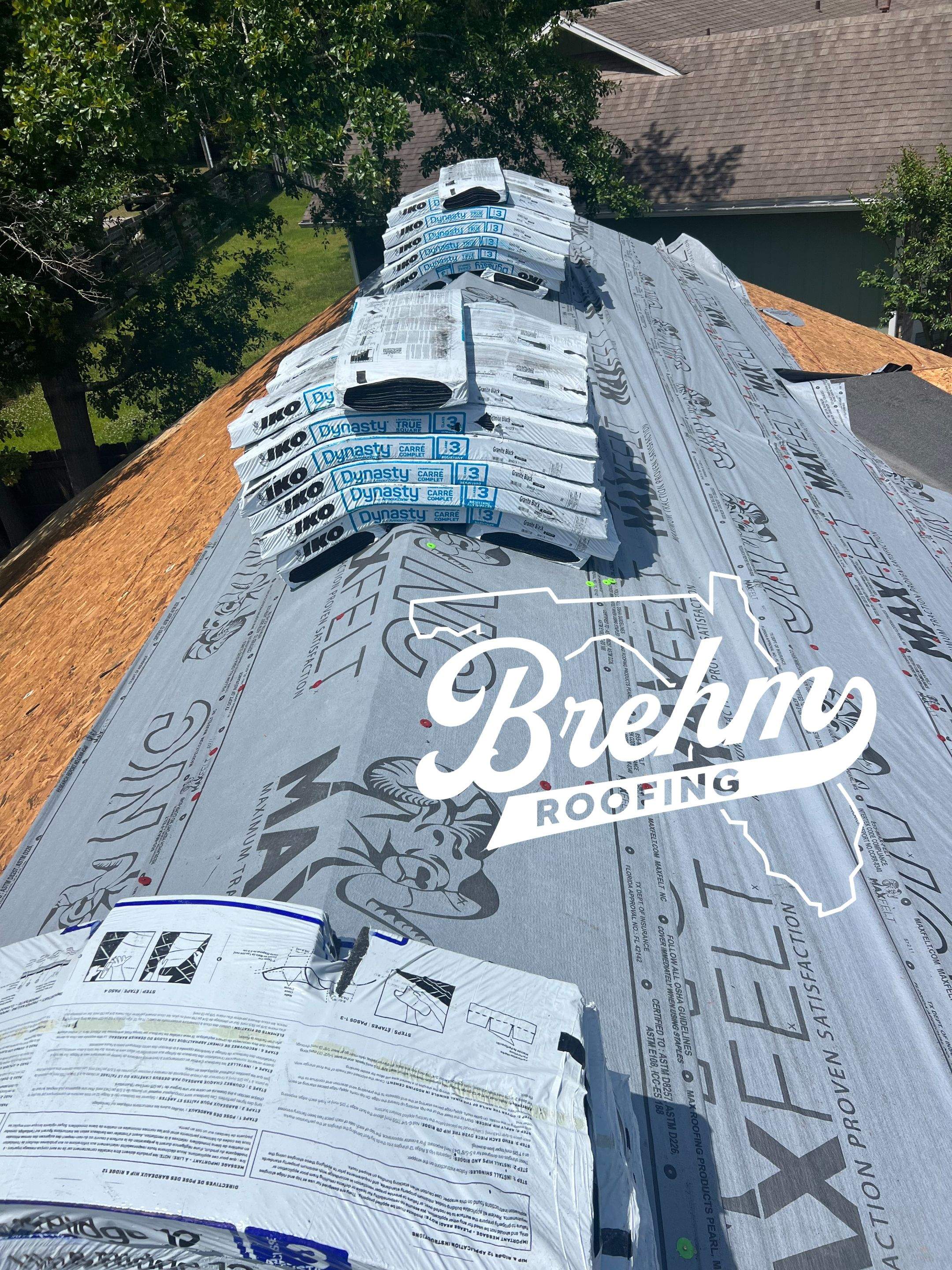 Reroof in Gainesville, Florida by Brehm Roofing