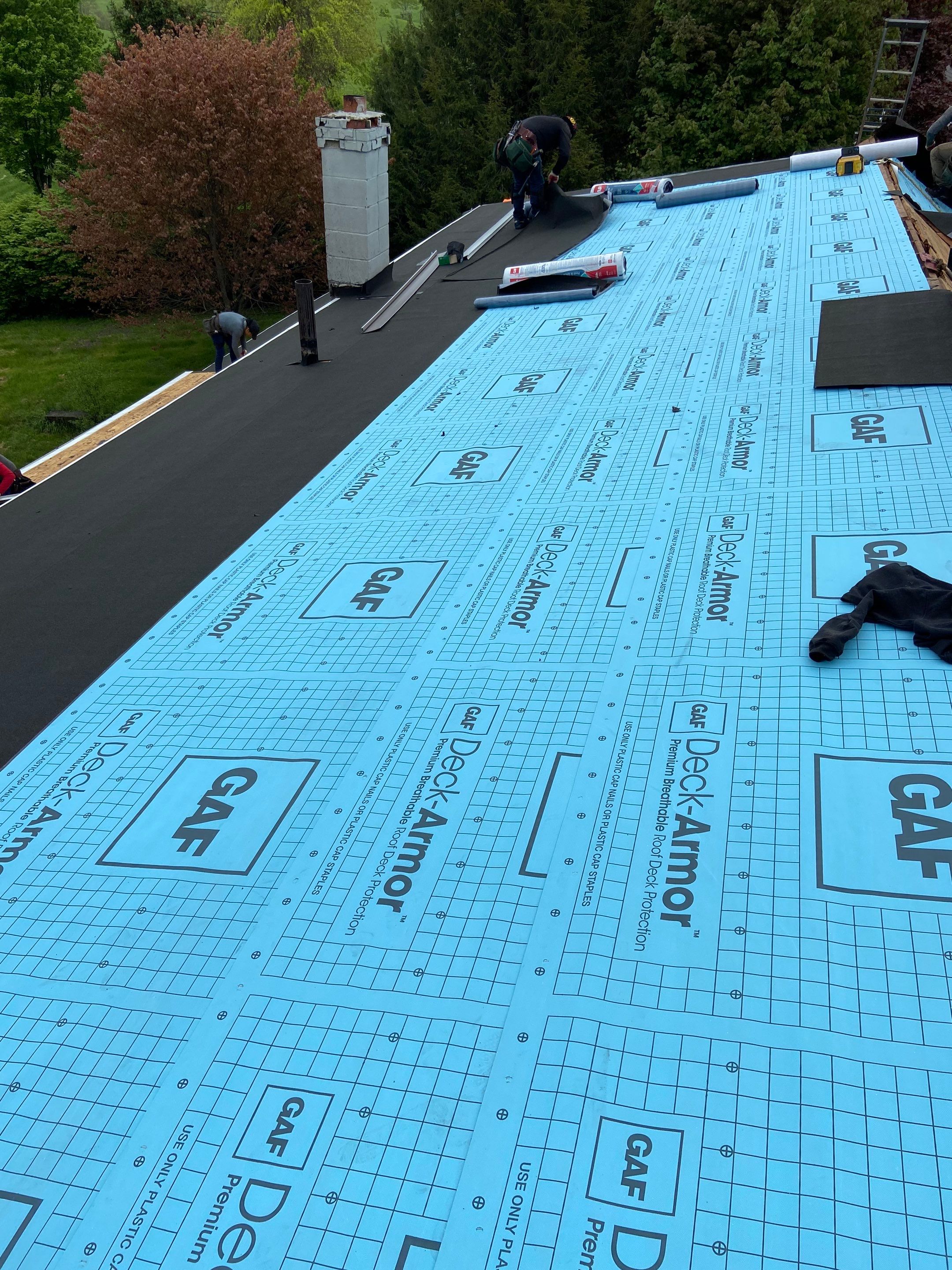 Residential Roofing Installation using GAF Timberline HDZ by Sensible Home Solutions