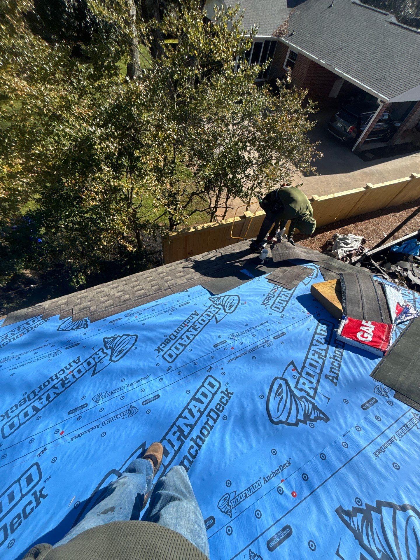 Roof Replacement in Greenville, SC | GAF Timberline HDZ Weathered Wood by Roofers LLC