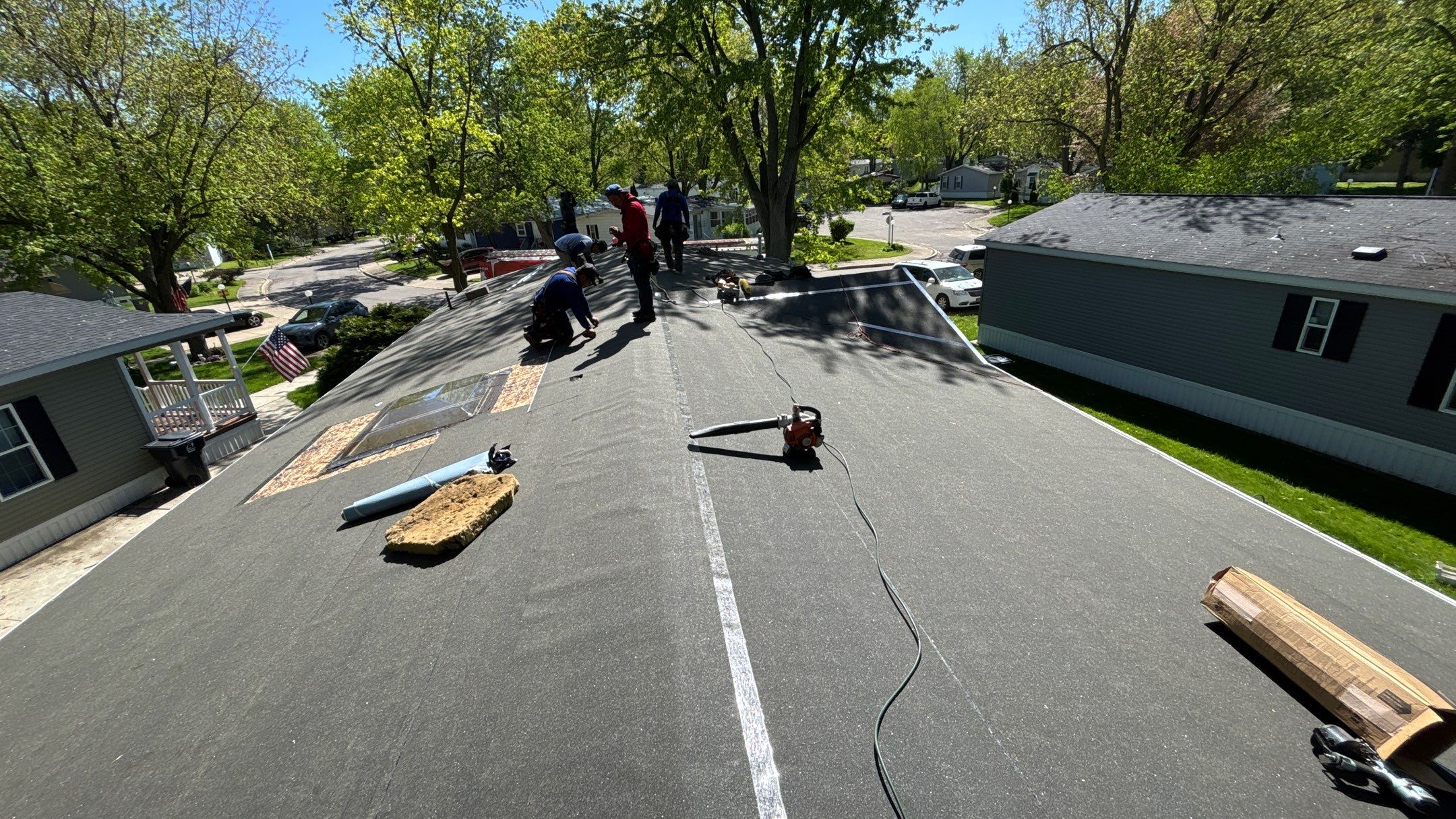 Roof Replacement using Owens Corning Brownwood by 180 Contractors