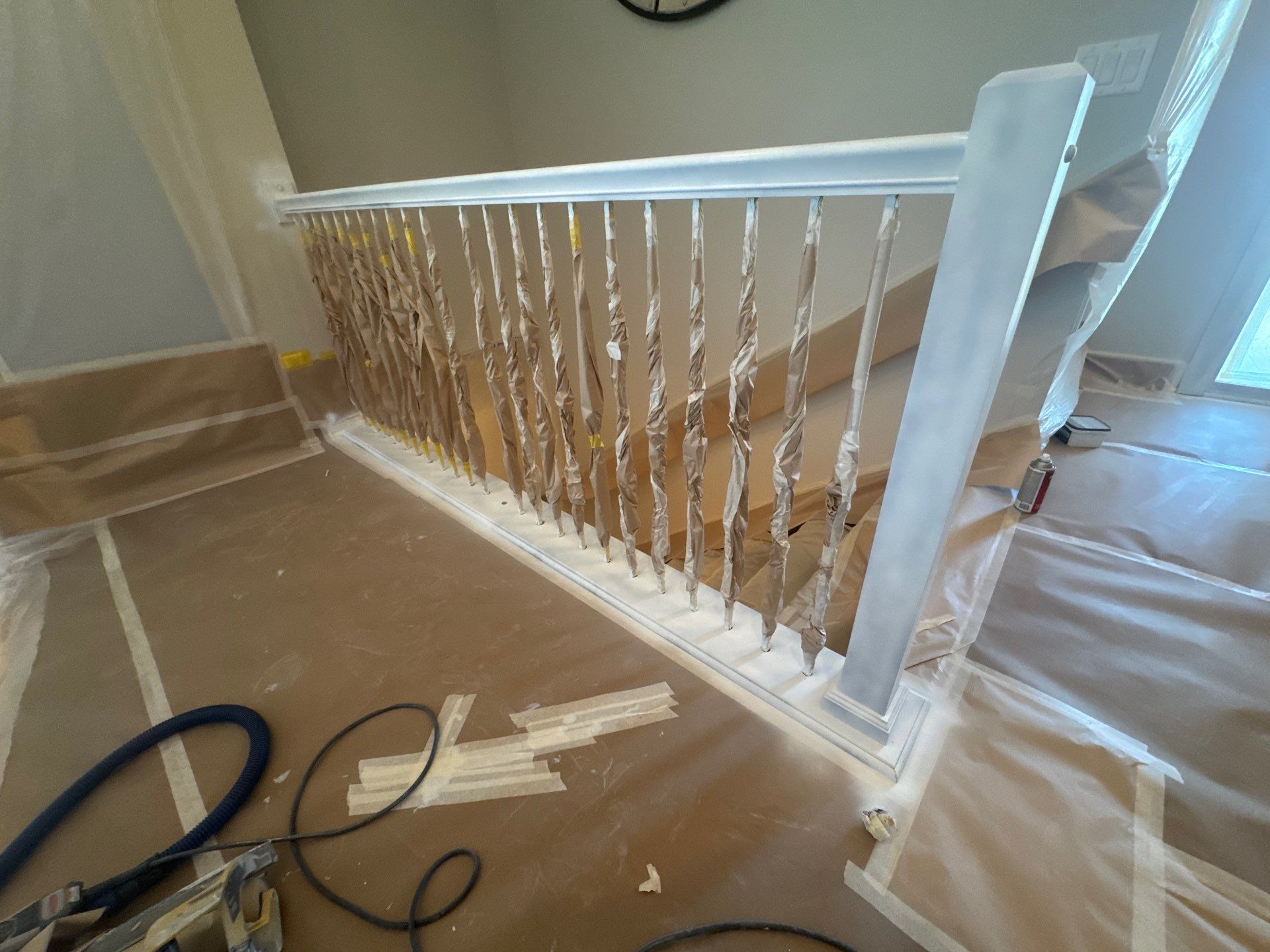 Residential Interior Repaint Color Change on Walls and Cabinets by Midwest Paint LLC