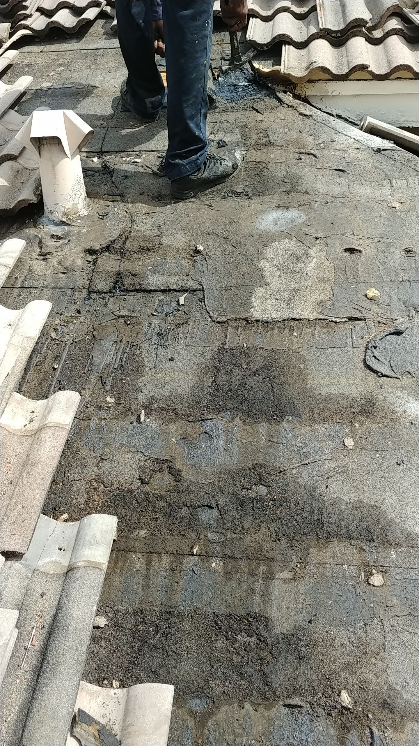 Concrete Tile Roof Replacement using Concrete Roof Tile by Aastro Roofing