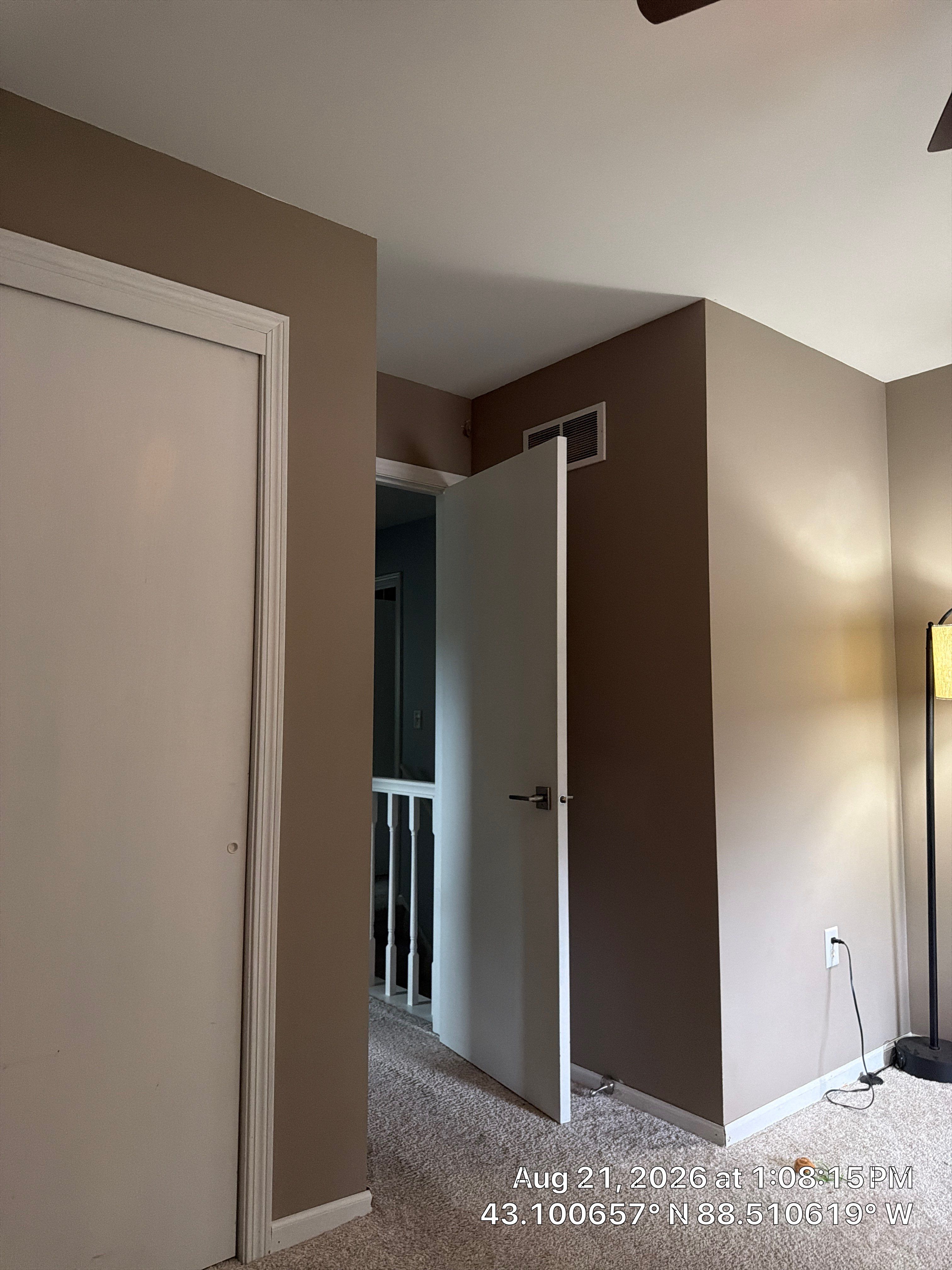 New White Sliding Closet Door Installation in Oconomowoc by CompanyCam Sales Demo