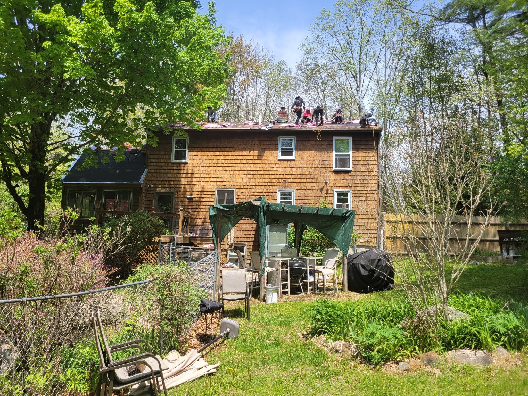 🏡 Full Roof Replacement & Chimney Reflash – Epsom, NH by Tall pine roofing