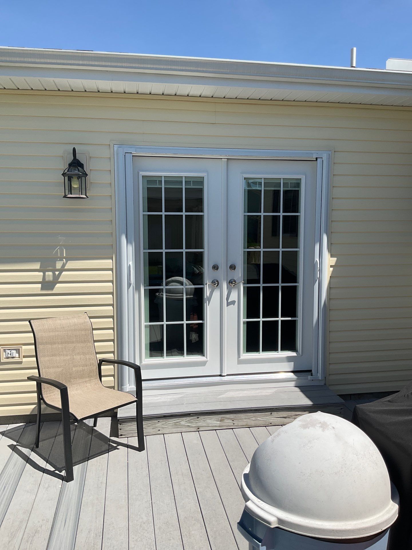 Halifax Vinyl Siding Replacement and French Door Installation by Esh Builders