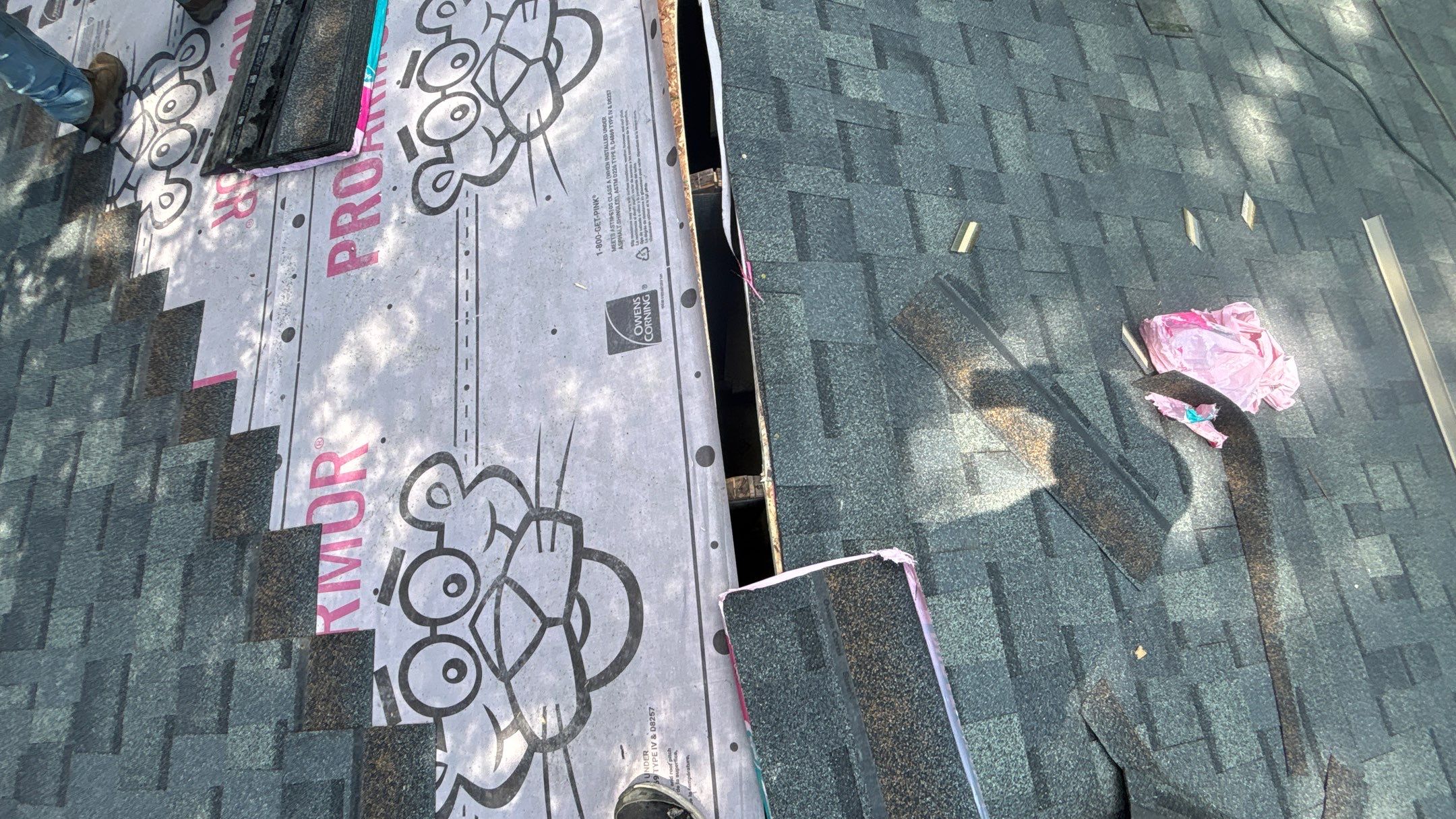 Roof Replacement using Owens Corning Estate Gray by 180 Contractors