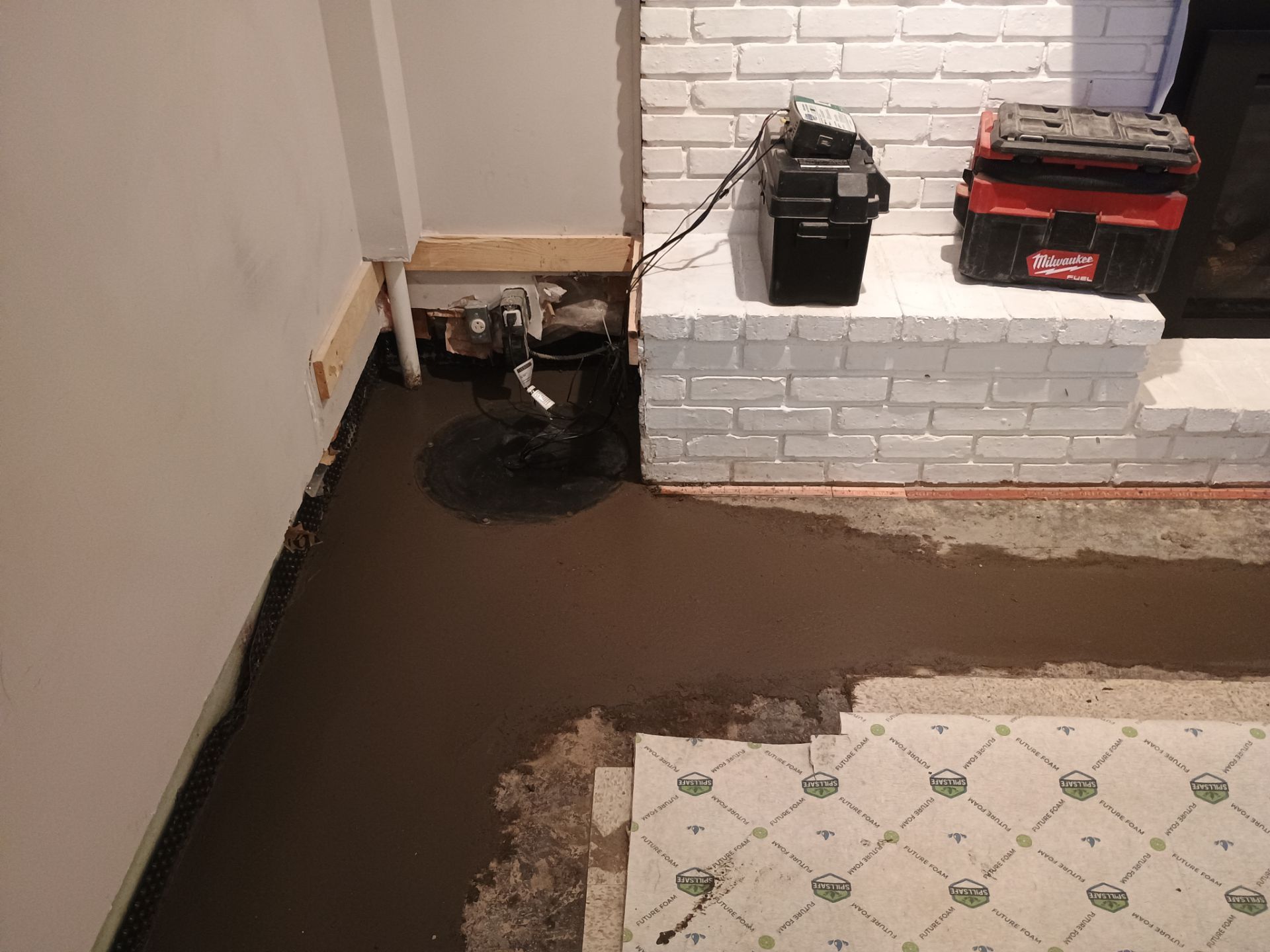 Interior Drain Tile & Sump Pump in Northwest Minneapolis by Waterproofing Northeast