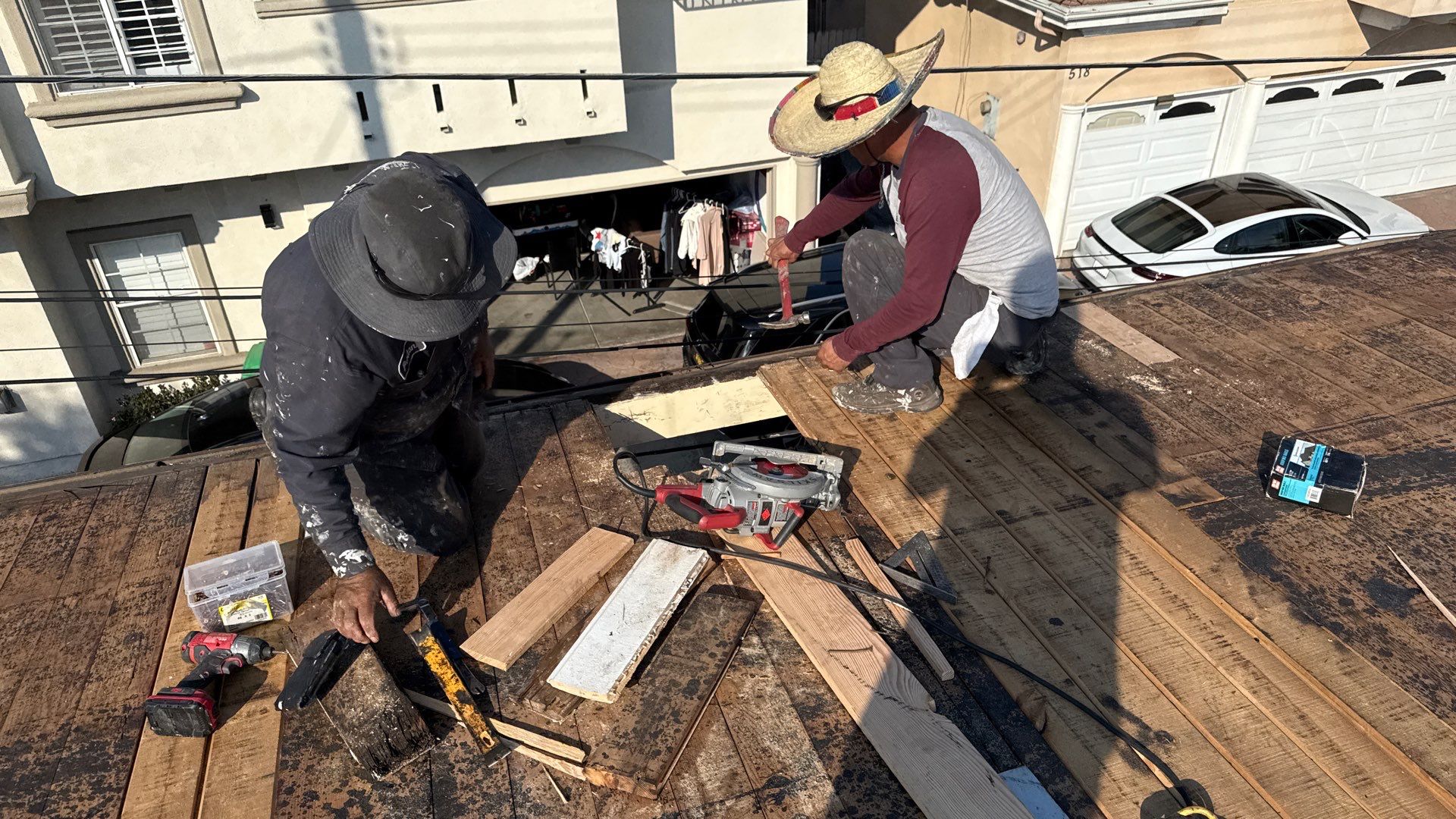 Commercial Roofing Installation using CertainTeed GTA Modified Bitumen System by Hull Brothers Roofing