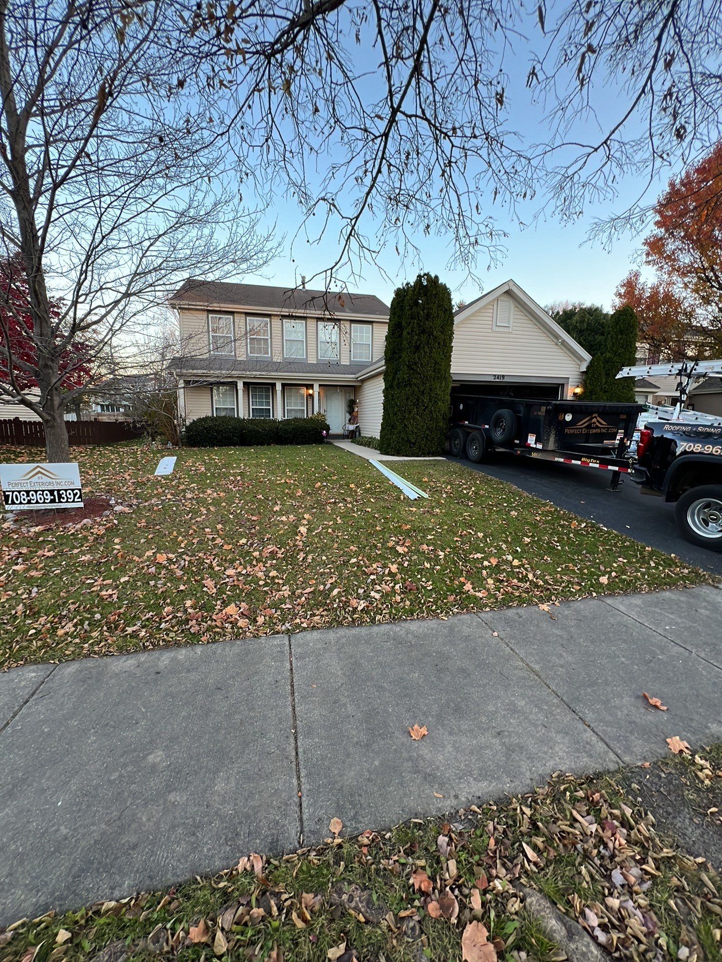 Residential Roofing Installation using Malarkey Roofing by Perfect Exteriors Inc. 