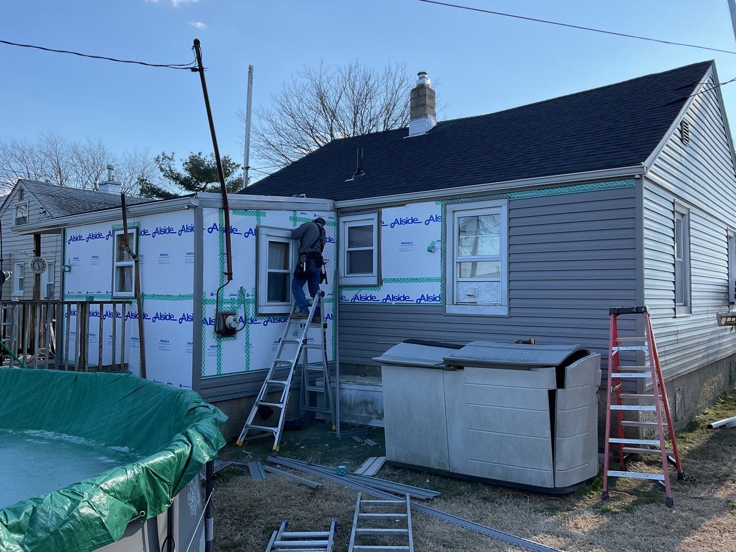 Residential Roofing Installation using XT-25 Shingles by Alpha Design Services
