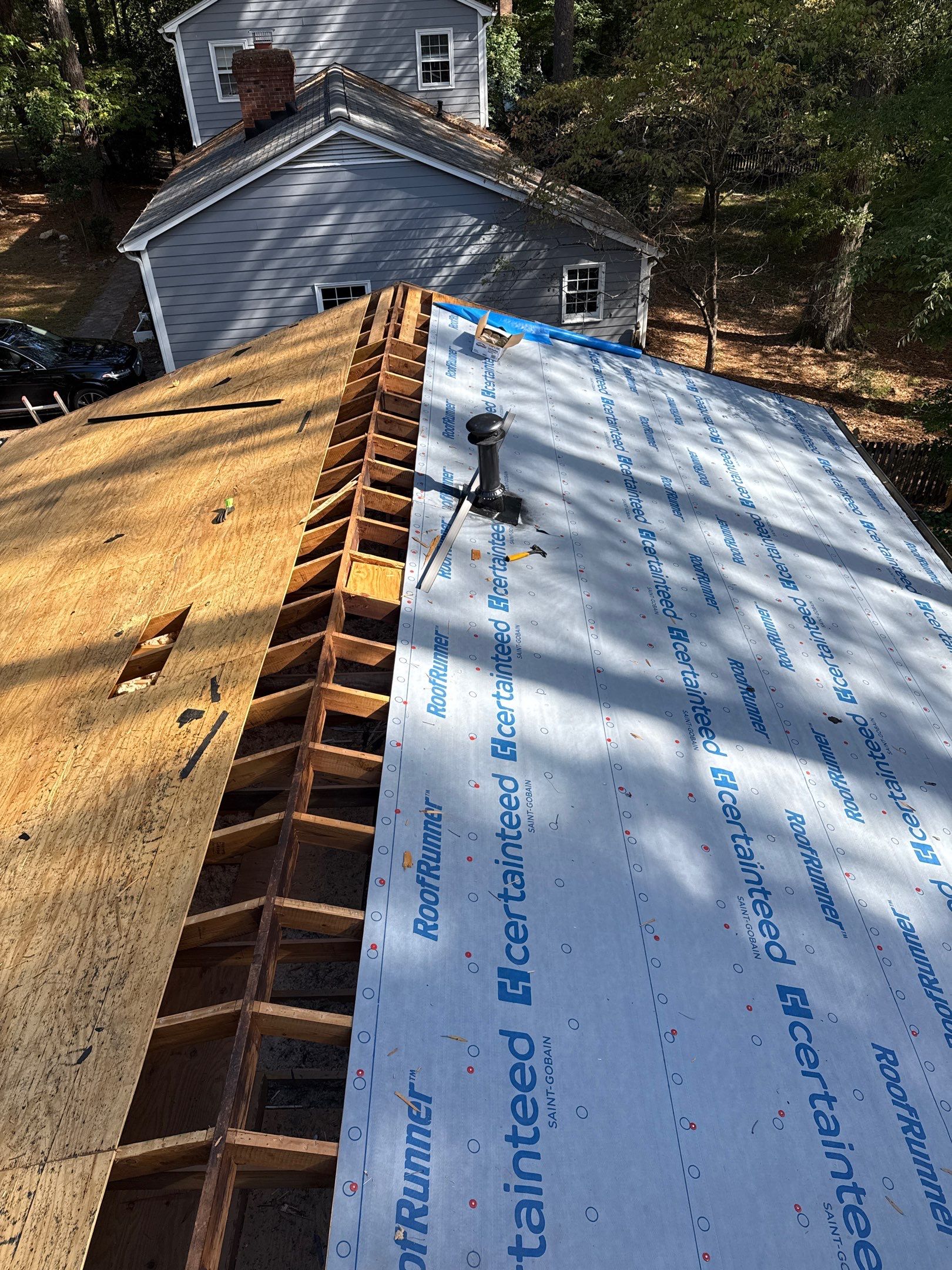 Project in Chapel Hill - Certainteed Landmark Pro Espresso by Pro Performance Roofing