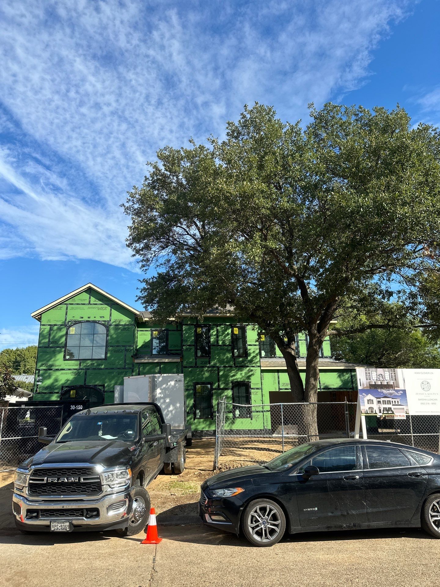 Another beautiful custom home in Dallas fully encapsulated ✔️ by Apex Insulation Solutions