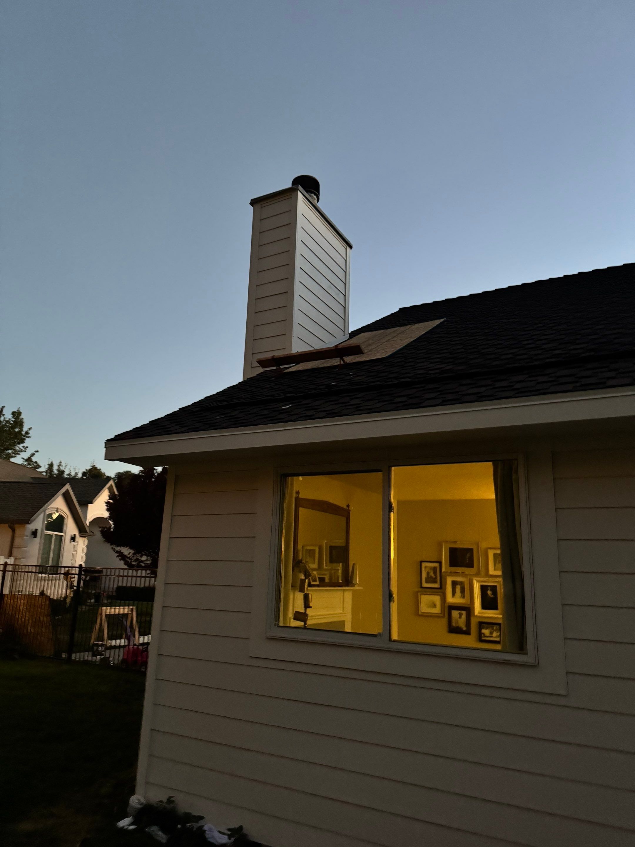 American Fork | Custom Hardie Smooth Siding | Dove Wing & White Dove by Ideal Siding Utah