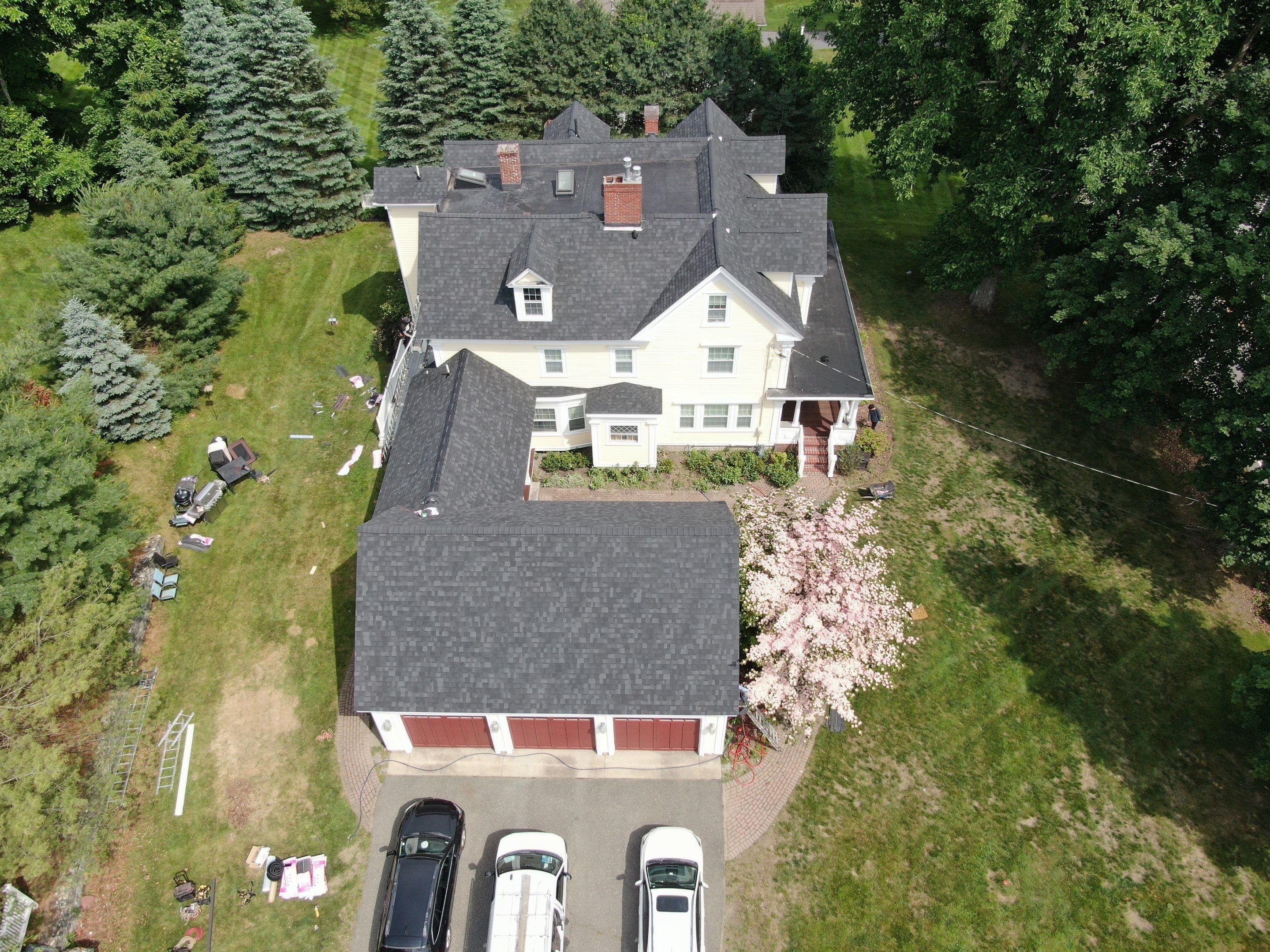 Full Roof Replacement & EPDM Restoration – North Andover, MA by Mighty Dog Roofing of Greater Middlesex County