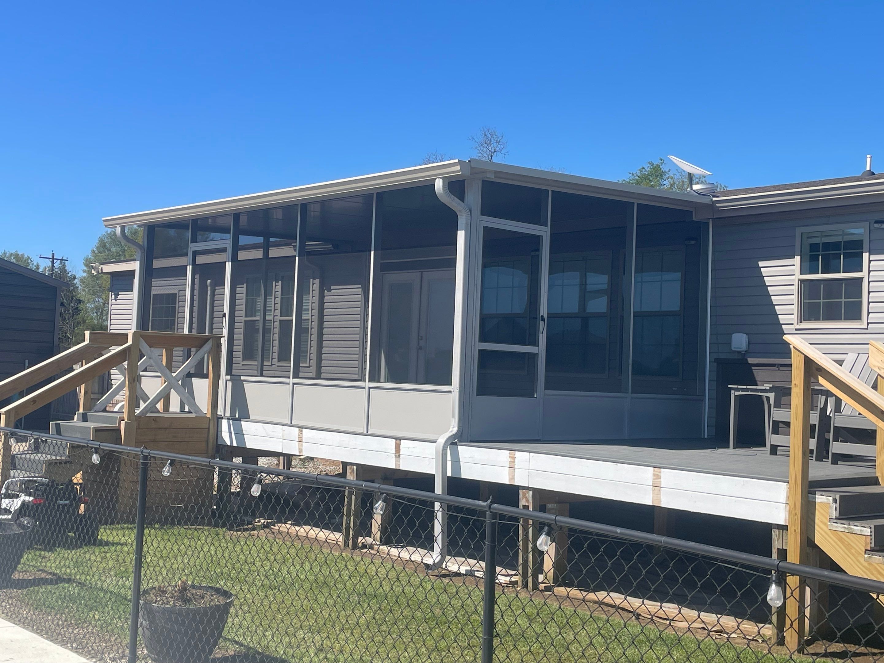 Elevated Screen Room & Deck by Titan Sunrooms
