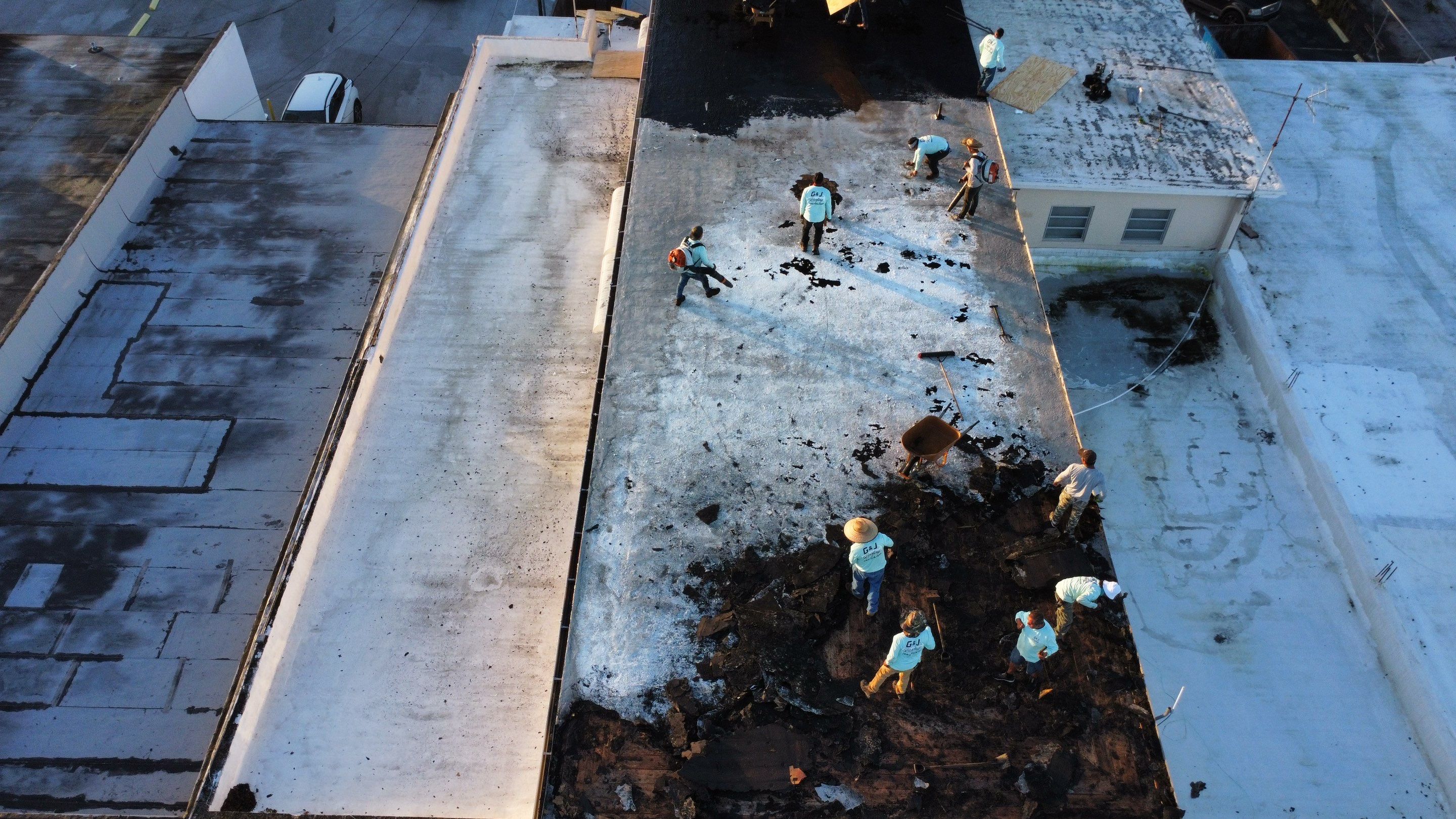 Hollywood Blvd., Hollywood, FL by G&J Roofing 