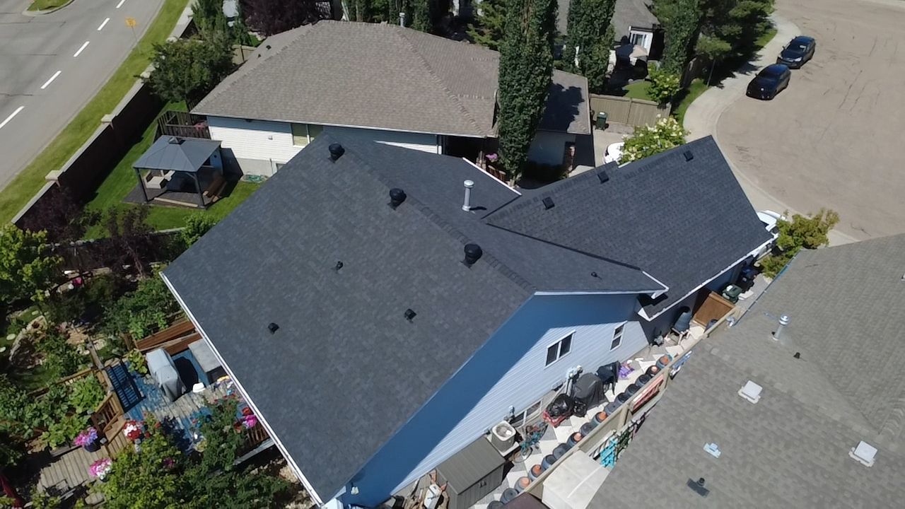 Shadow Black on BP Vangard  by 2thetop Roofing