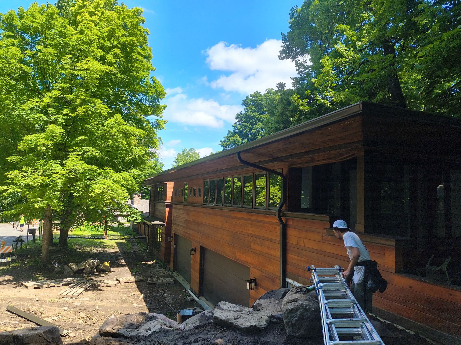 6-Inch Mocha Seamless Gutters Installed in Mound, MN by Next Level Seamless Gutters / Exteriors Inc.