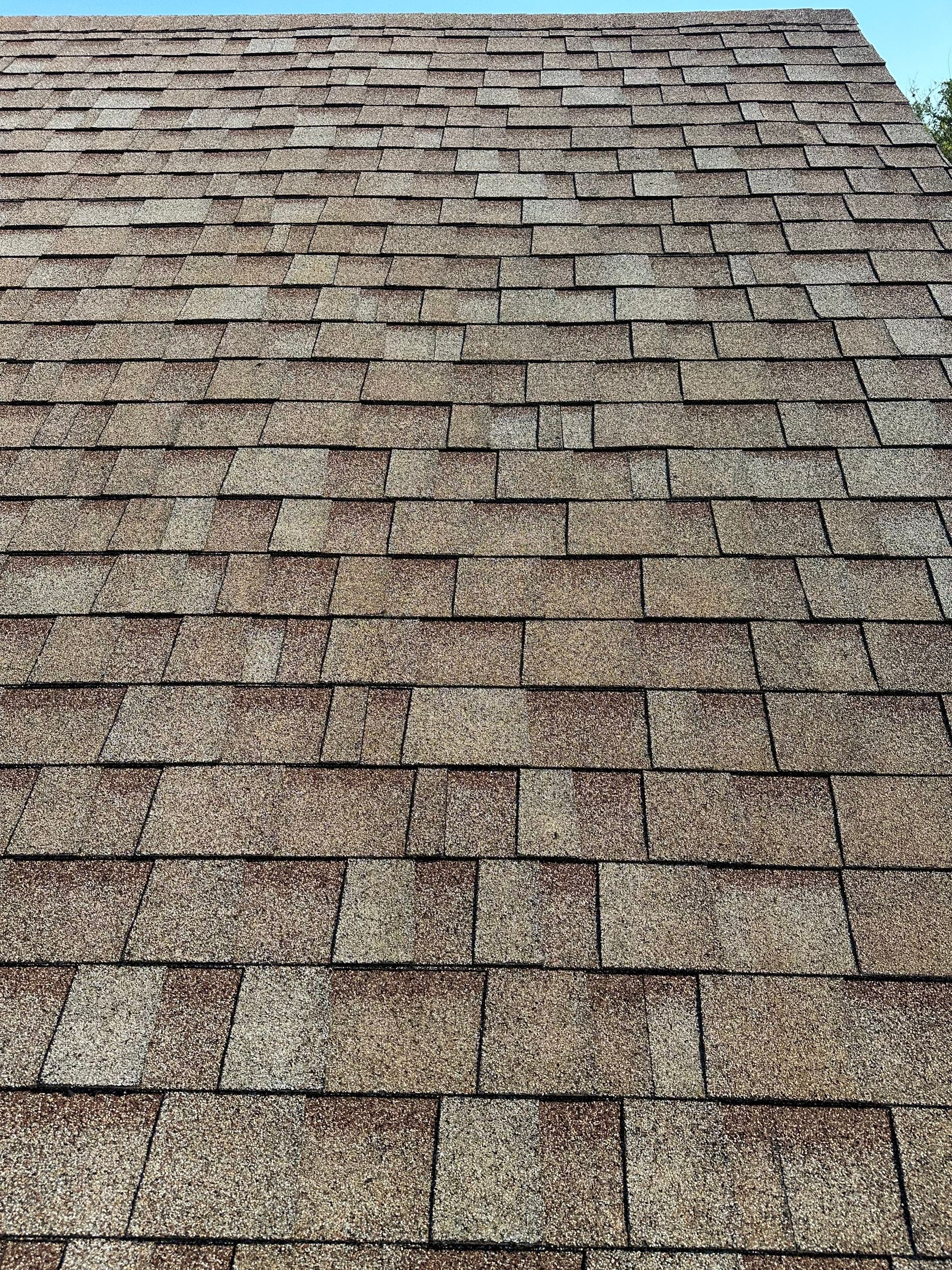 Asphalt Shingle Roof Soft Wash Cleaning & Concrete Pressure Washing in CopperStone Community, Parrish, FL by Sunshine AquaWash