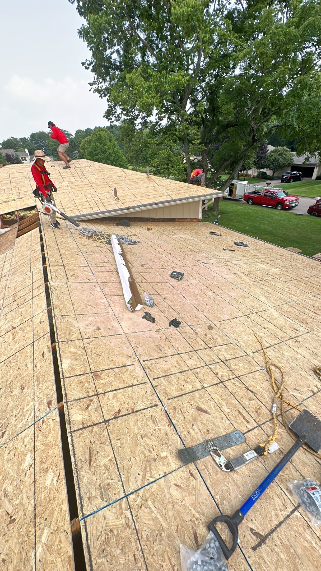 Residential Roof Install with Driftwood Shingles by WIW Enterprises Inc