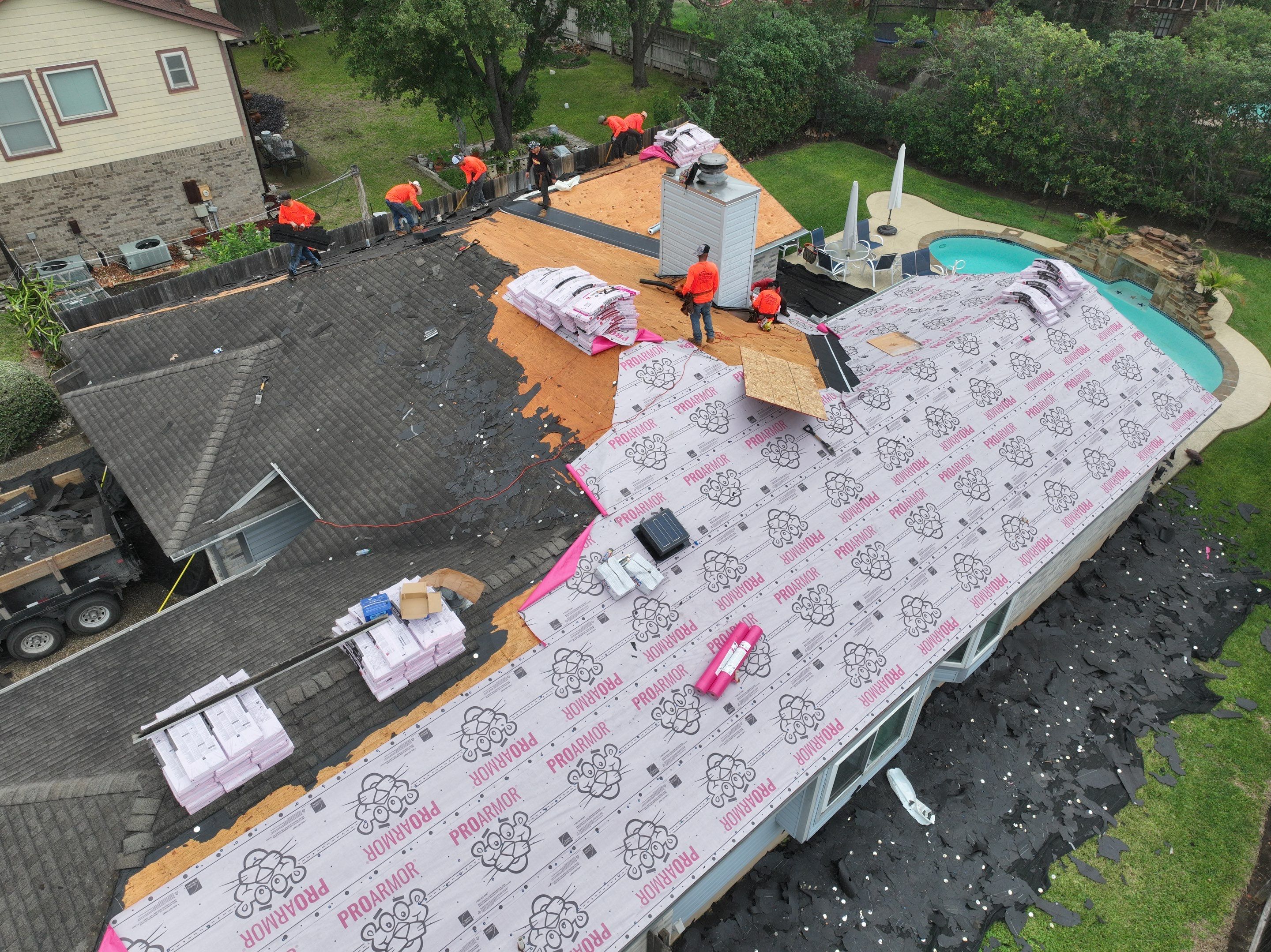 Roof Replacement in San Antonio, Texas by Premier Roofing and Contracting