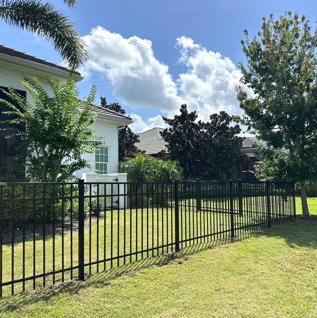 Aluminum Fence Installation using 3 Rail Aluminum Fence by Asap fence and gates, LLC