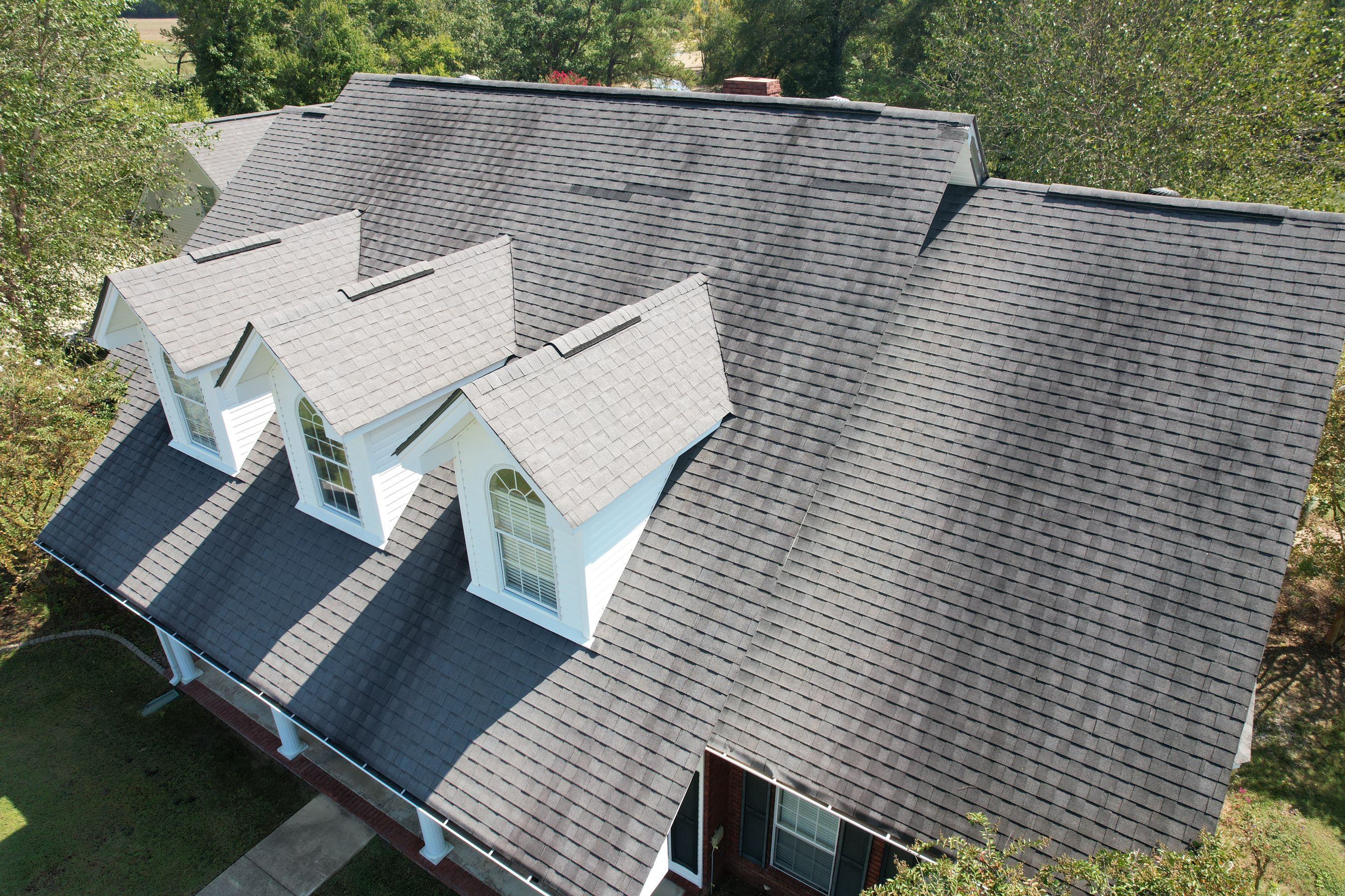 Residential Roofing Repair using CertainTeed XT25: Moire Black by Hostetler Roofing