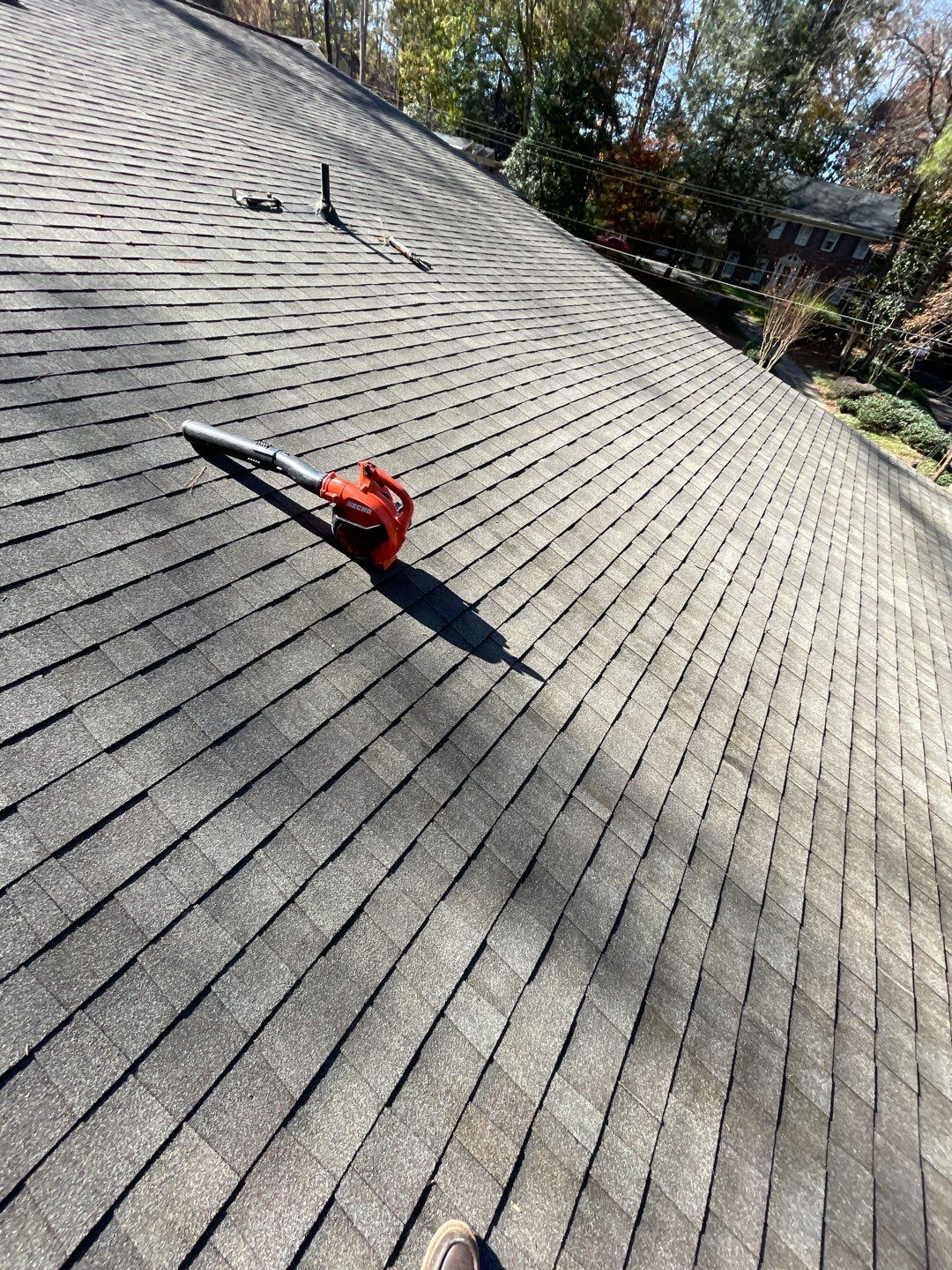 Residential Roofing Installation using GAF Driftwood by Georgia Roof Advisors