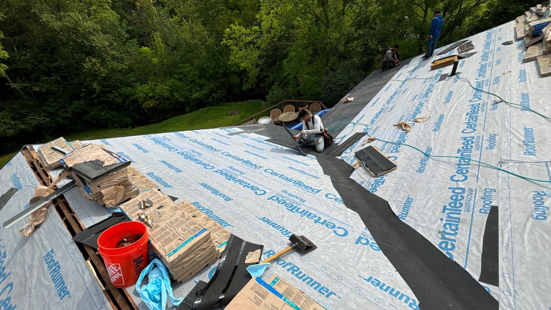 Roof Replacement using CertainTeed Landmark by 180 Contractors
