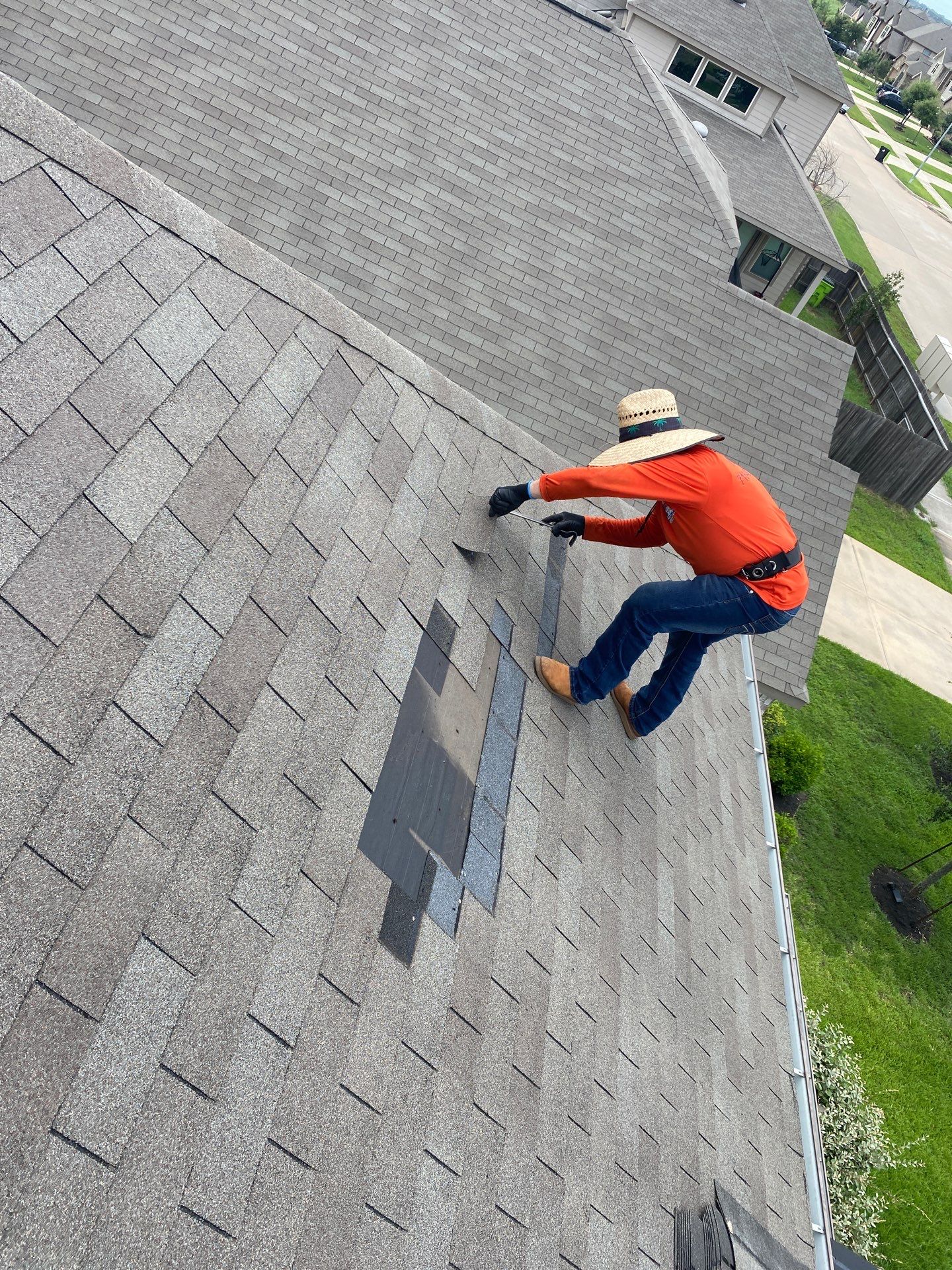 Residential Roofing Repair using Owen's Corning Duration (Lifetime) Shingles by Roof Repair Company