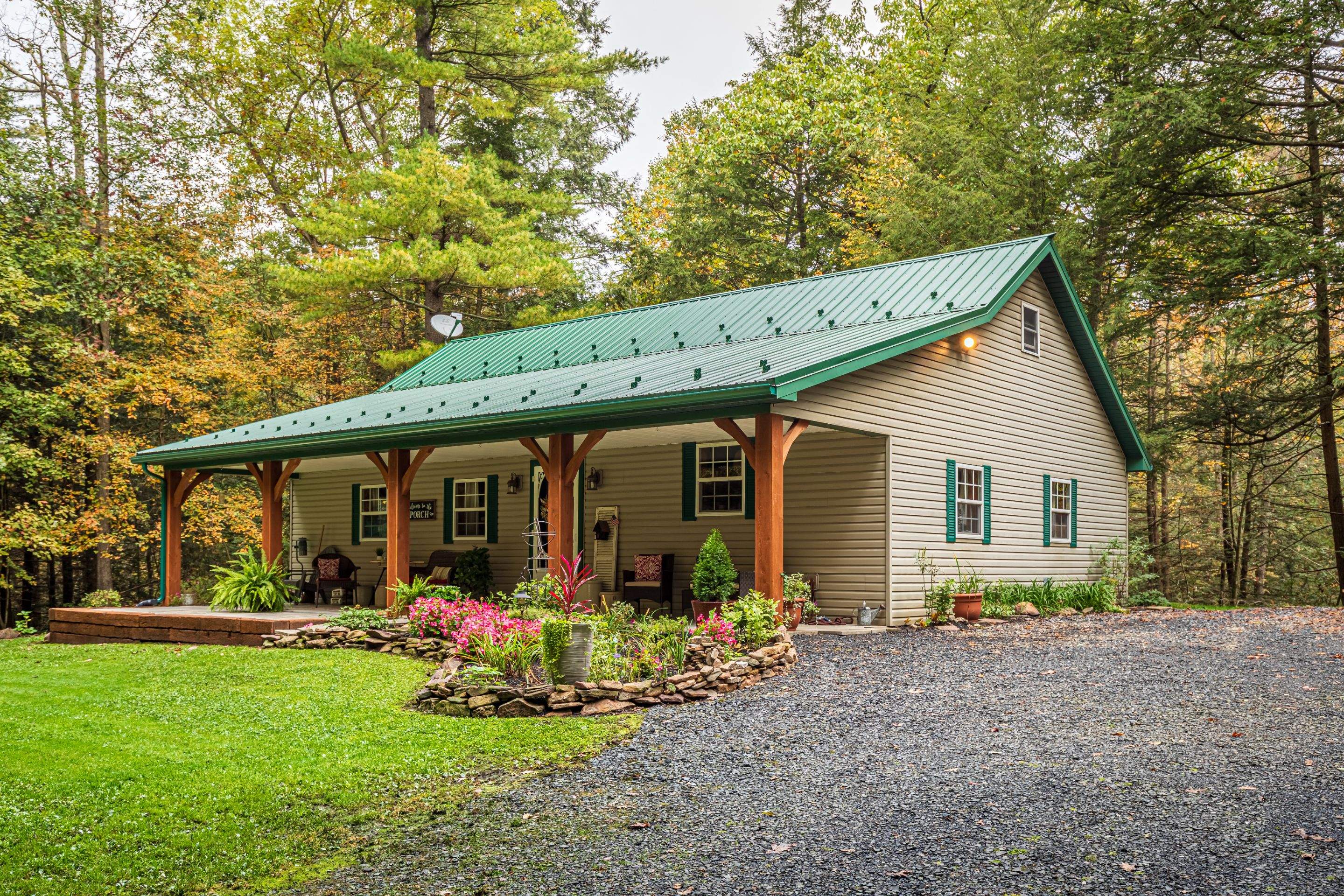 Metal Roof-evergreen- and Carport by Esh Builders