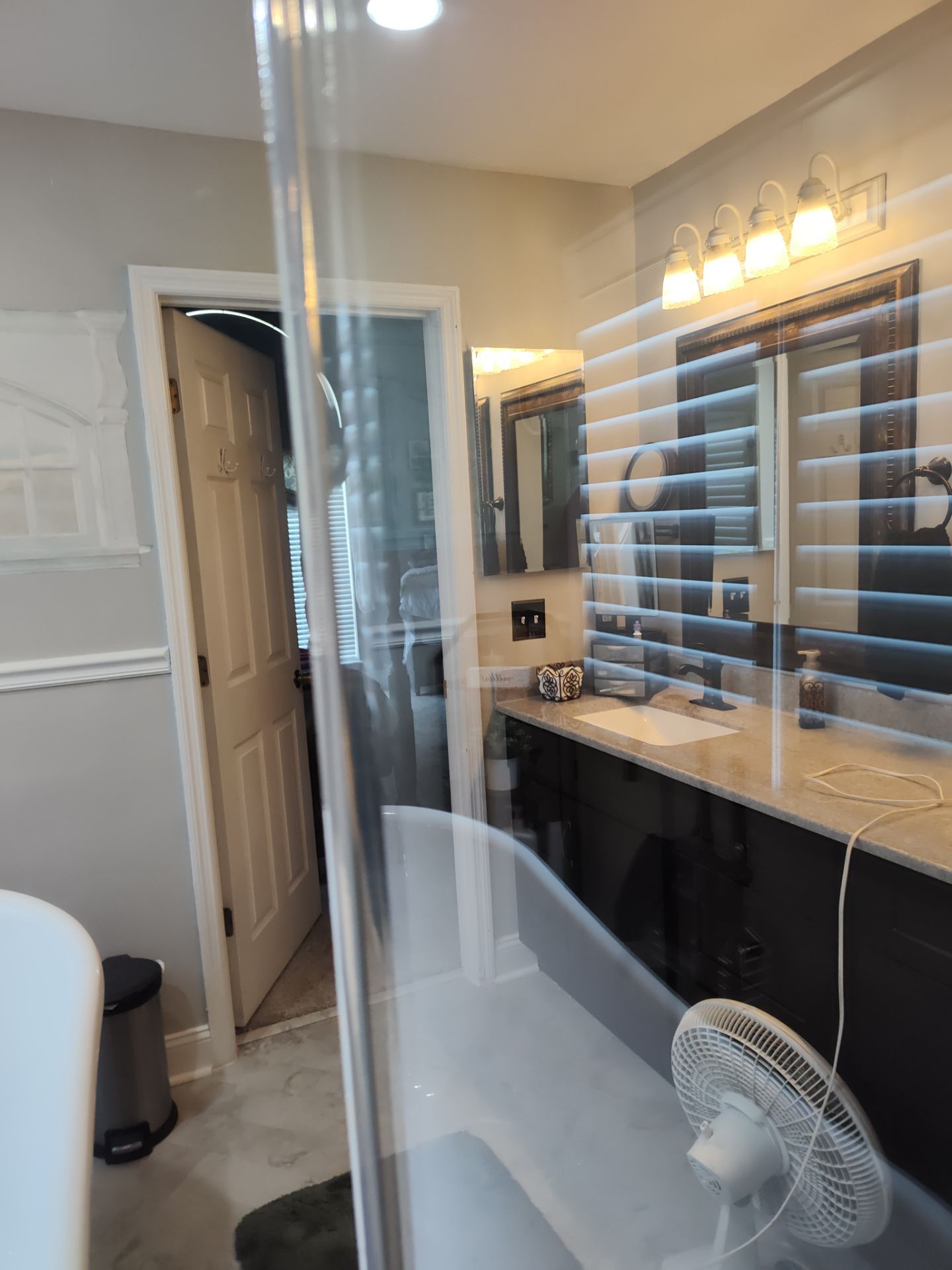 Bathroom repair and remodel by Cornerstone Home Builders, LLC