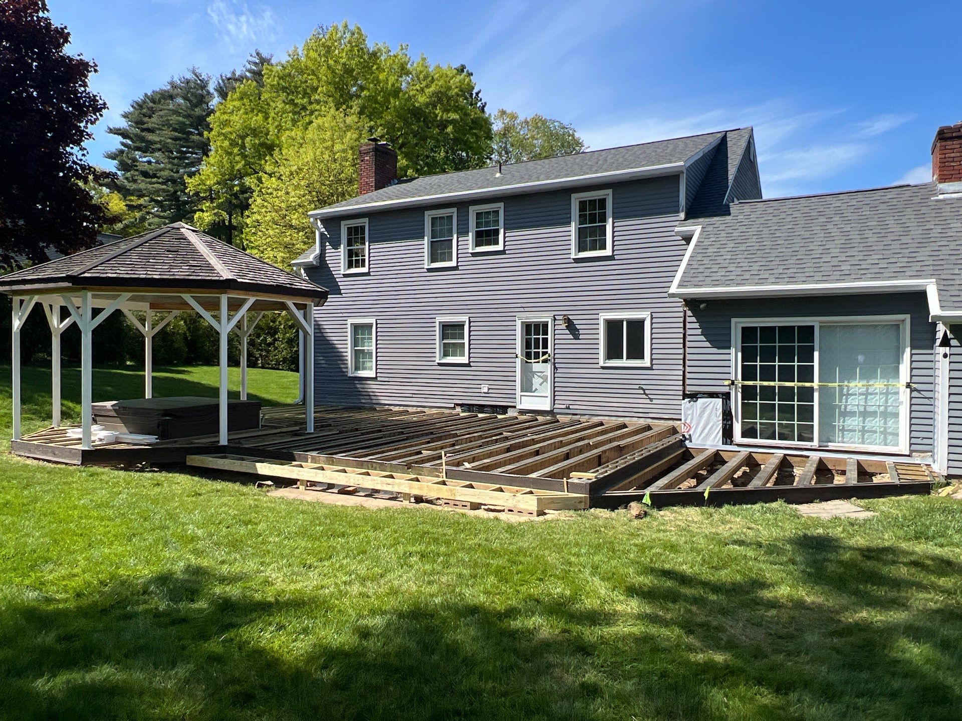 Deck Repair using Trex Select Decking by Chagnon Building & Remodeling LLC