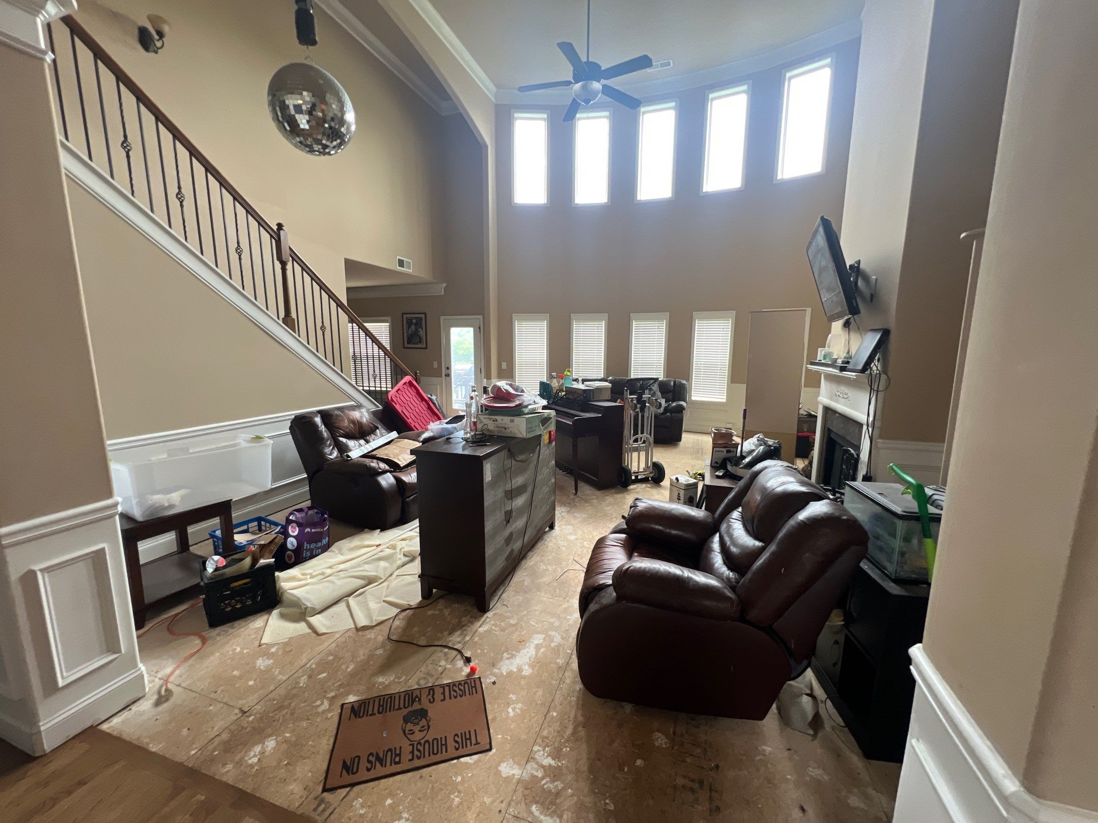 Multi-Room Interior Renovation and LVP Flooring Installation in Atlanta by Swift Home Renovations 