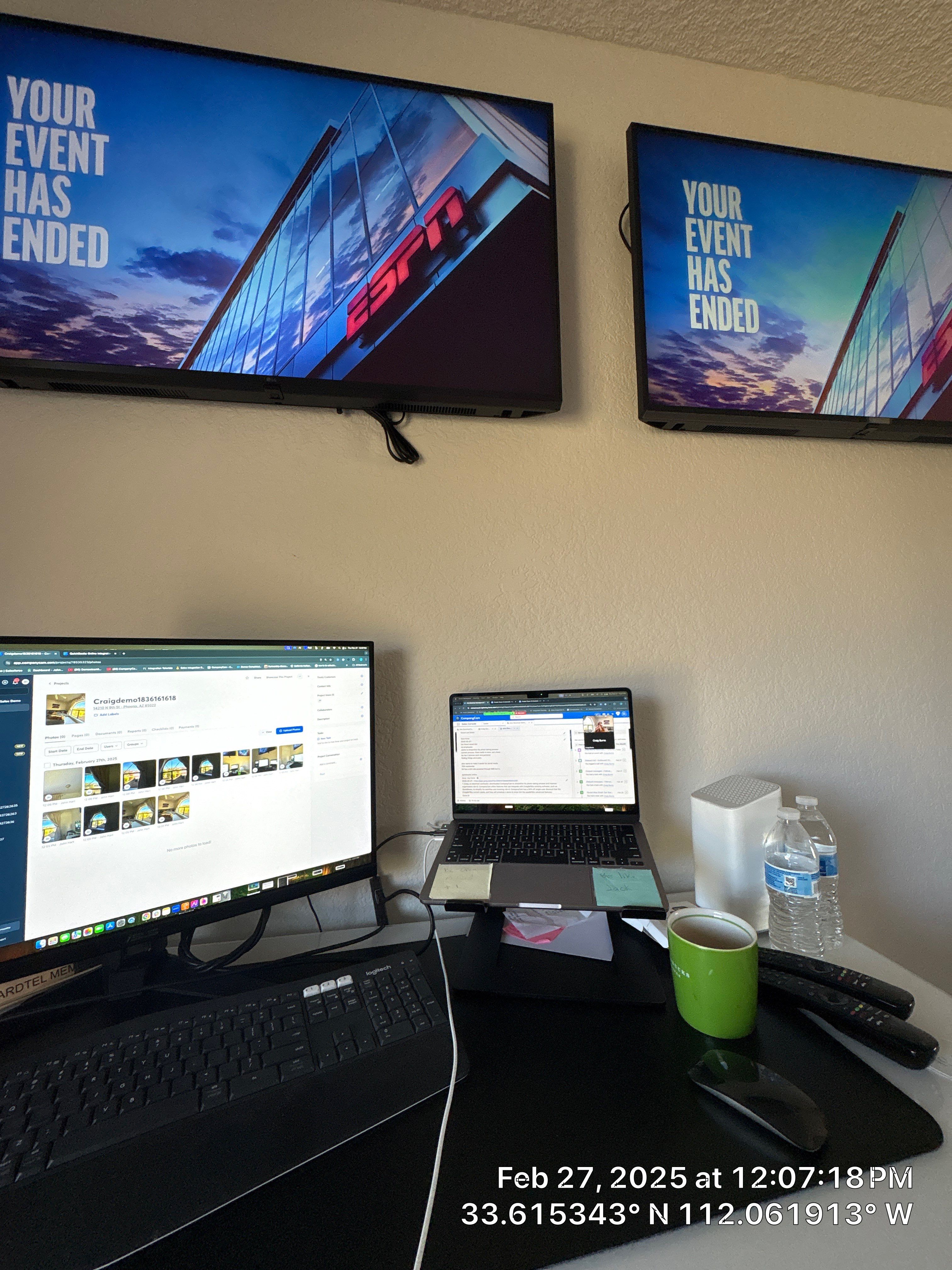 Electrical Installation using Drywall by CompanyCam Sales Demo