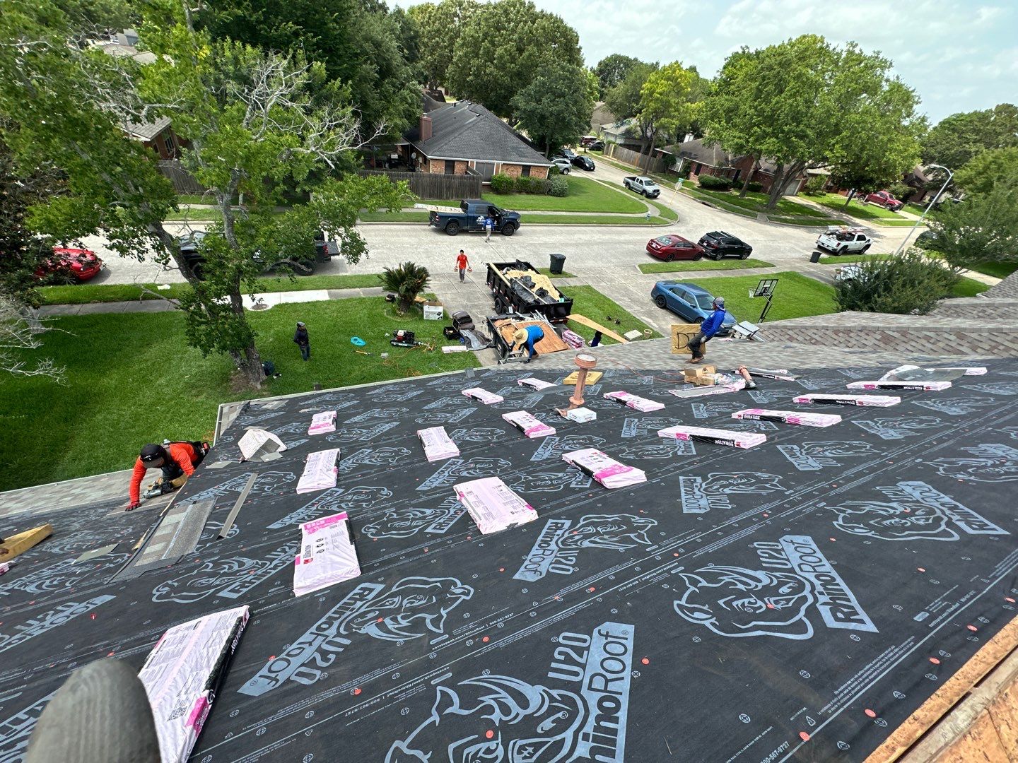 Residential Roofing Installation using Owen's Corning Duration (Lifetime) Shingles by Roof Repair Company