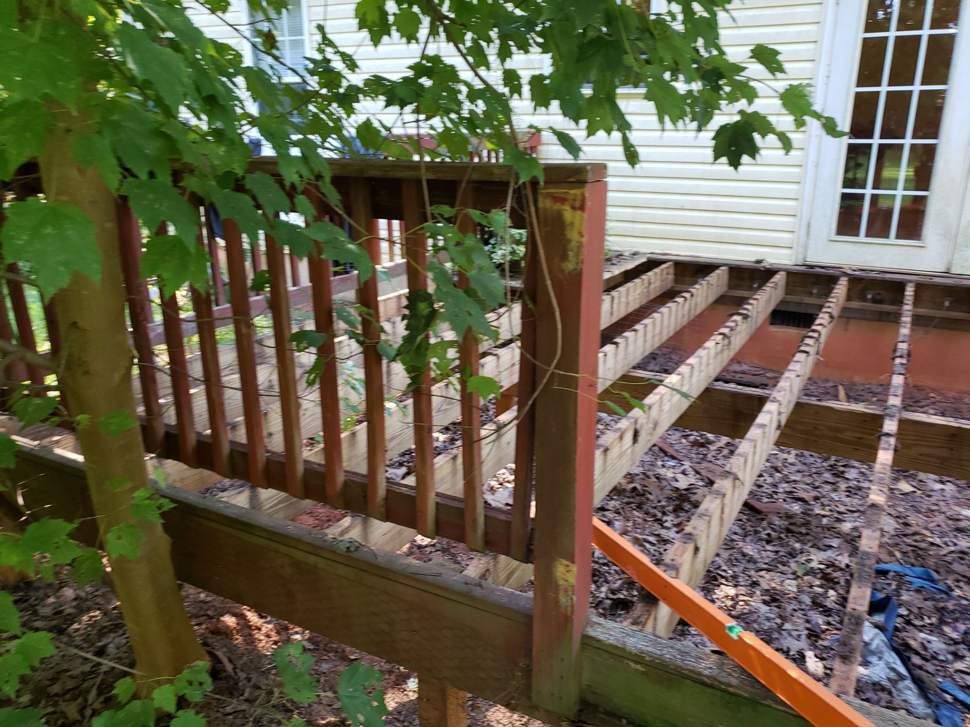 Deck Redecking & Custom Stair Rebuild by A Step Above Handy LLC