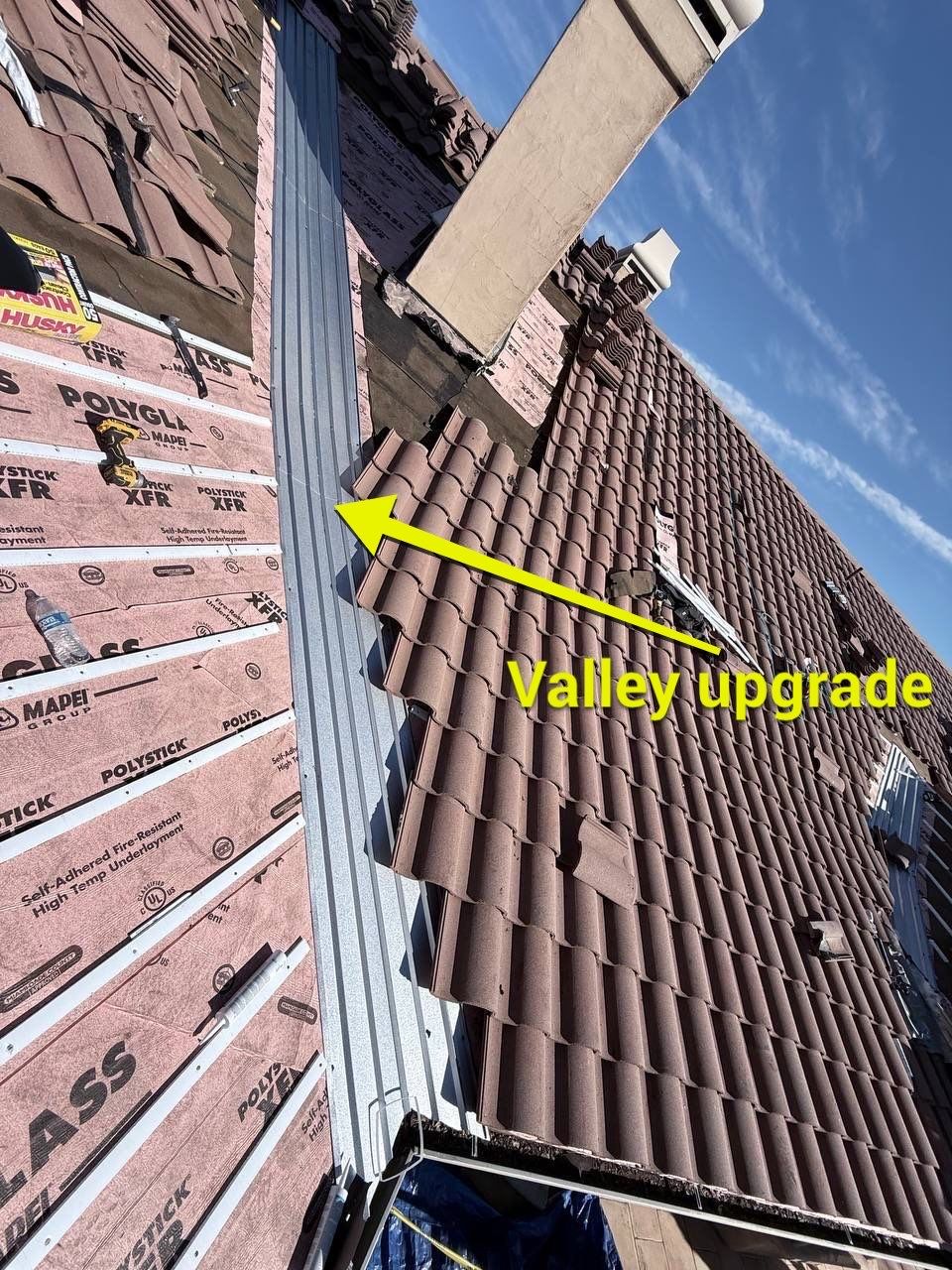 Residential Tile Roof Repair by Nextop Roofing