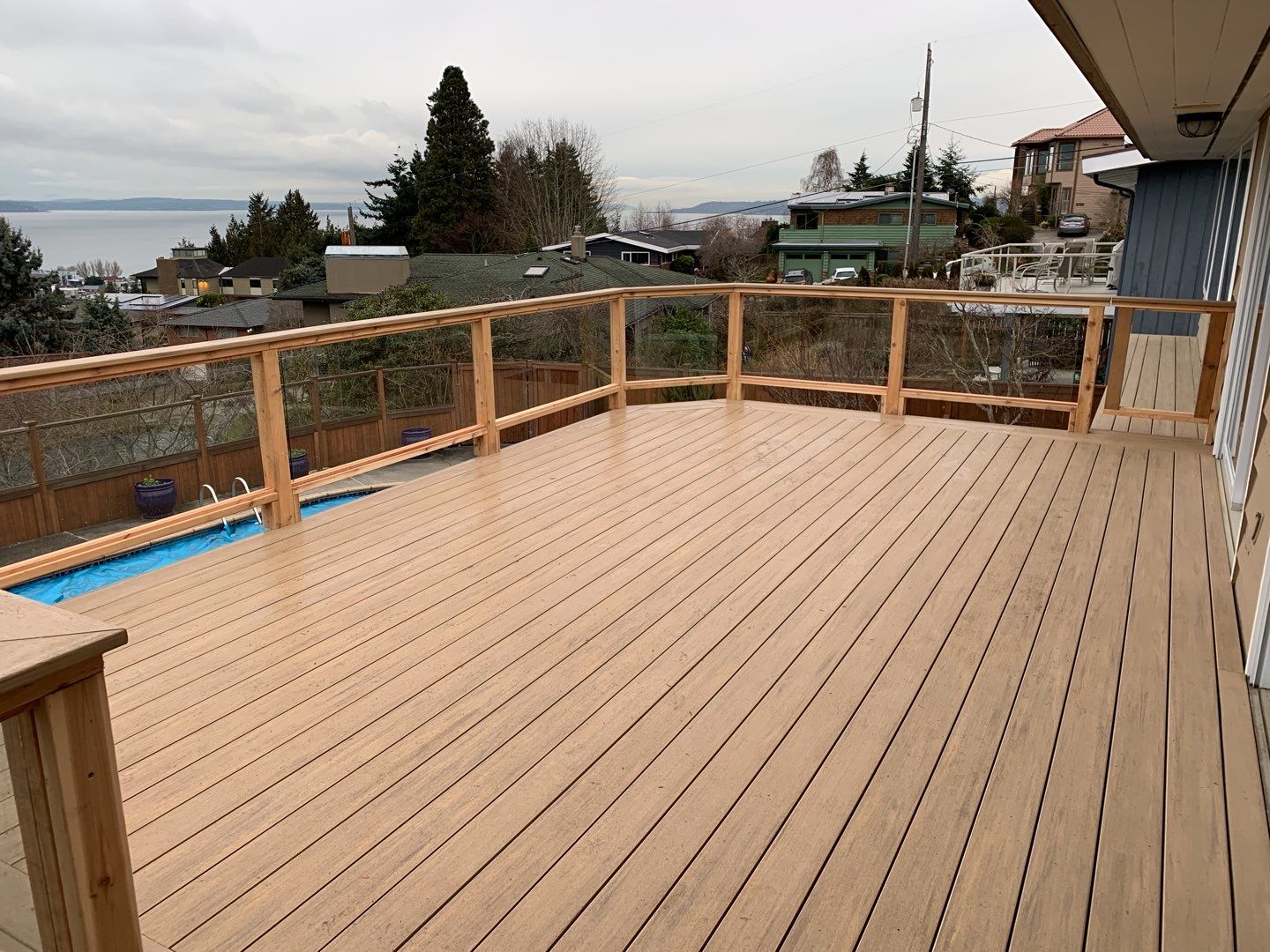 Alki Point - Glass & Azek by Alki deck builders 