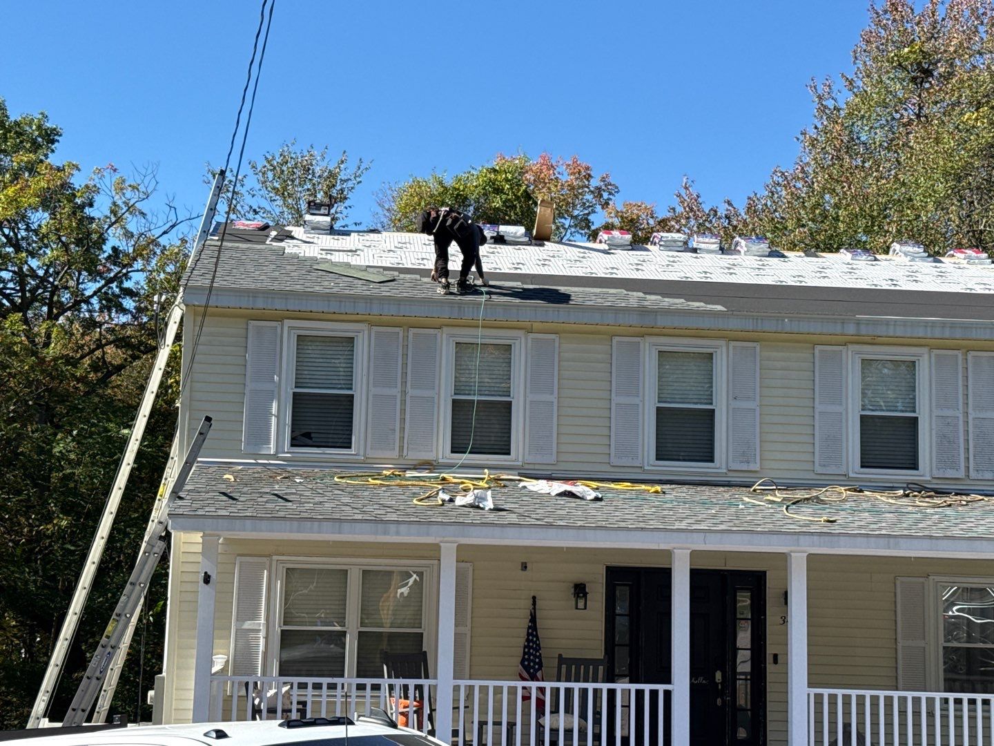 Full Roof Replacement with New Plywood Decking & Gutter Installation by Sensible Home Solutions