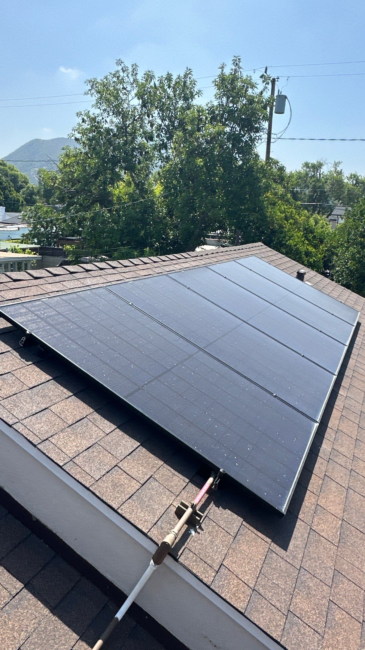 15-Panel Solar Installation and Service Panel Upgrade in Burbank by AWS Solar